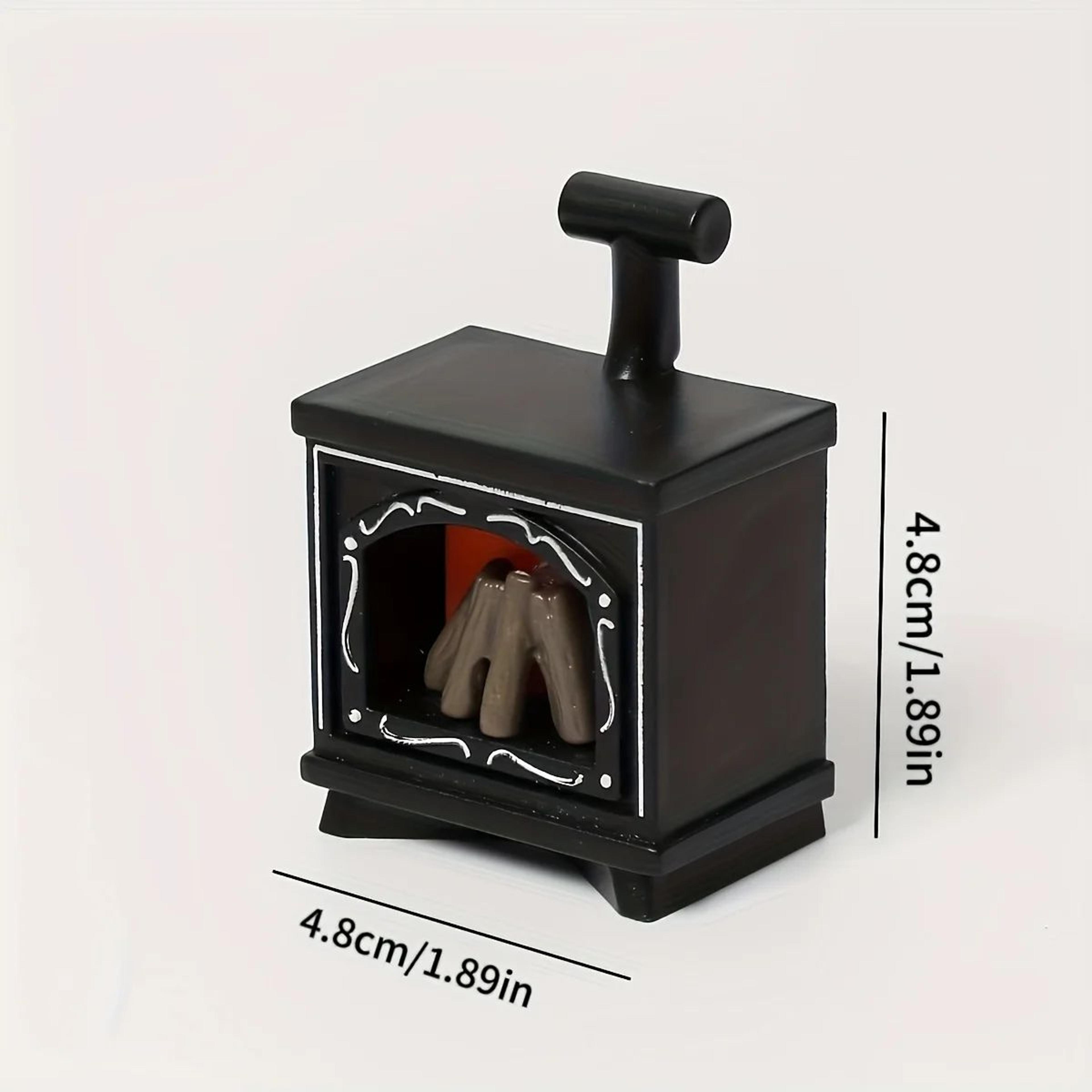 Retro LED Fireplace Flame Lantern Night Light 5