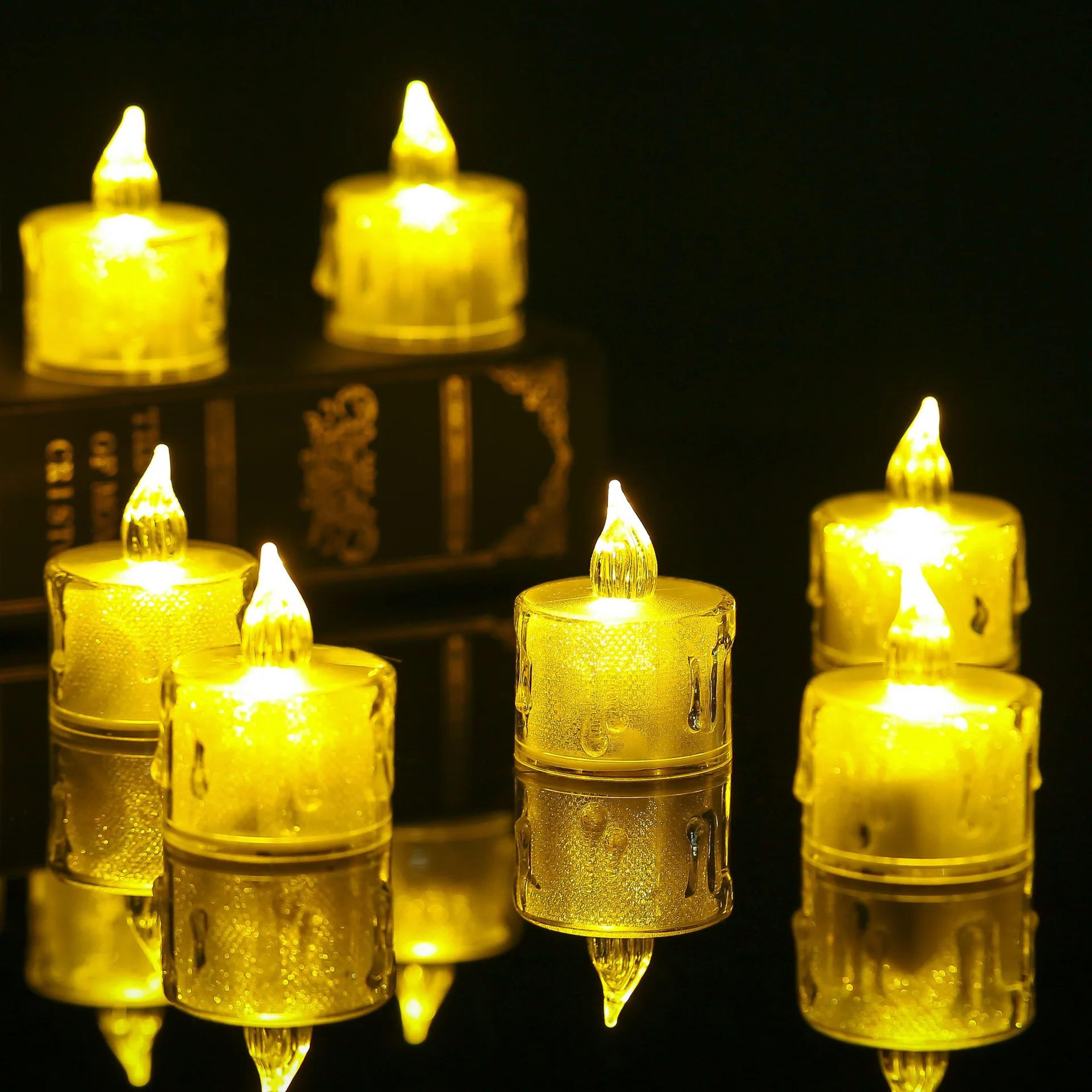 Crystal LED Flameless Candle Mini Night Light 2