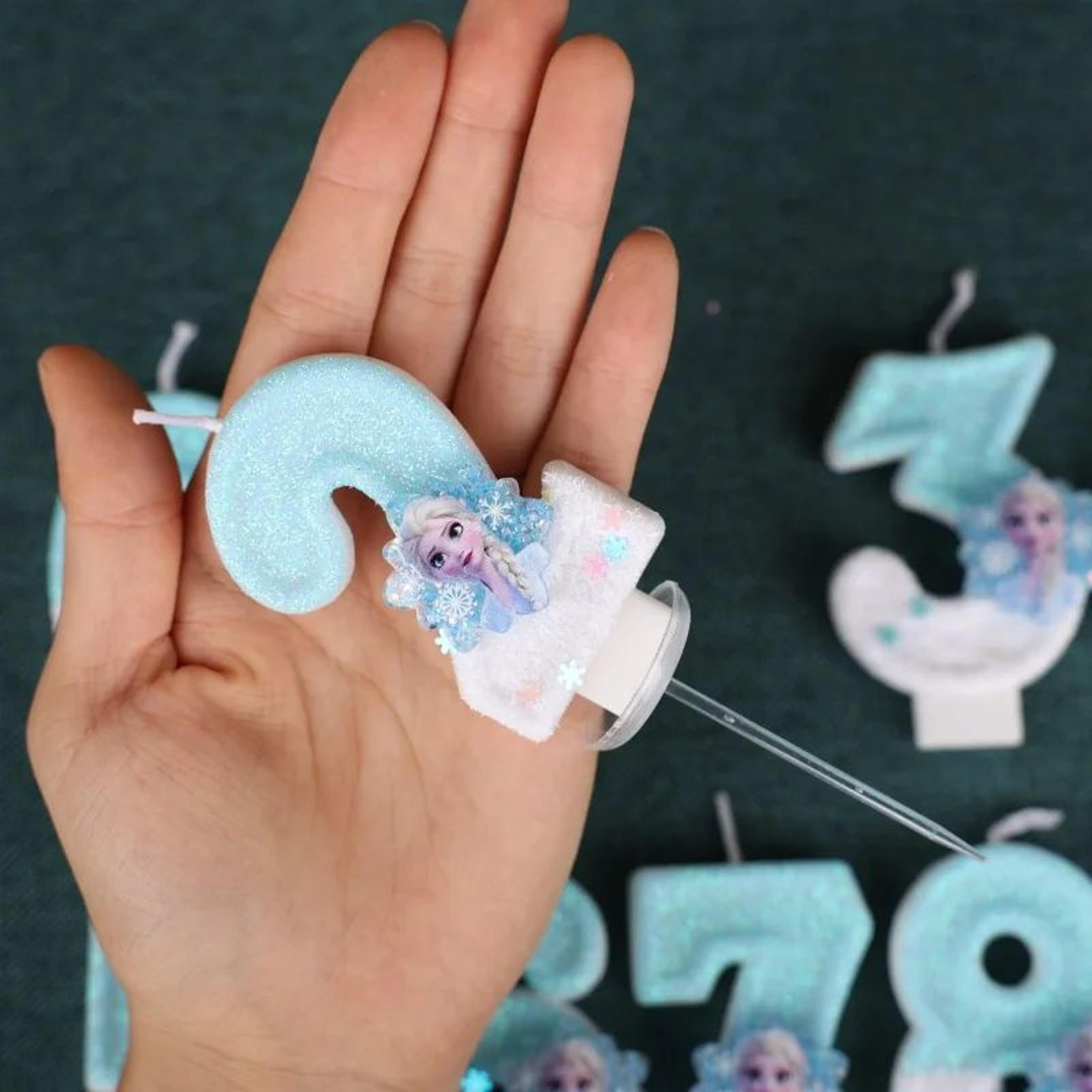 Snow Princess Number Birthday Candle 0 To 9 Cake Topper 2