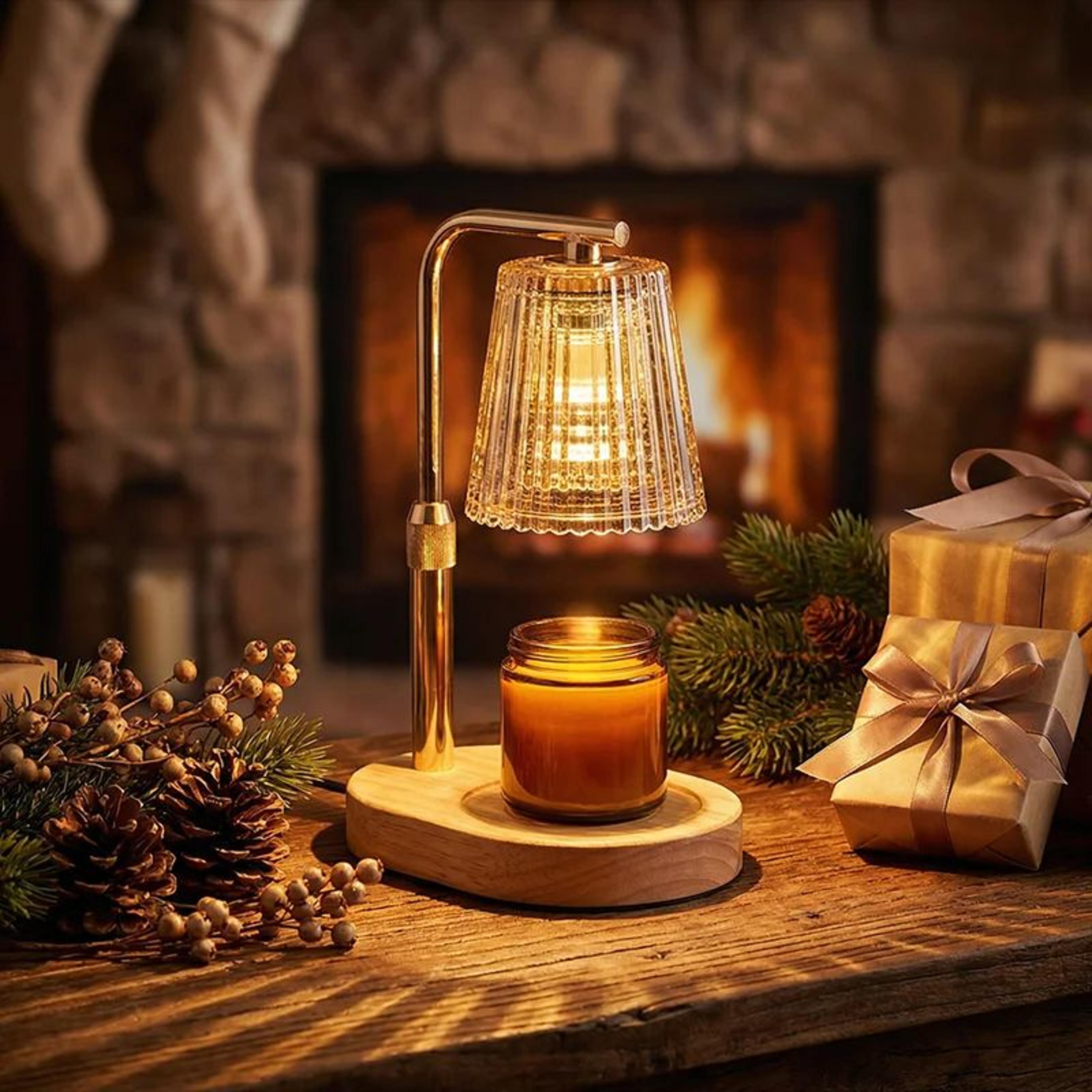 50w dimmable candle warmer lamp with timer and adjustable height