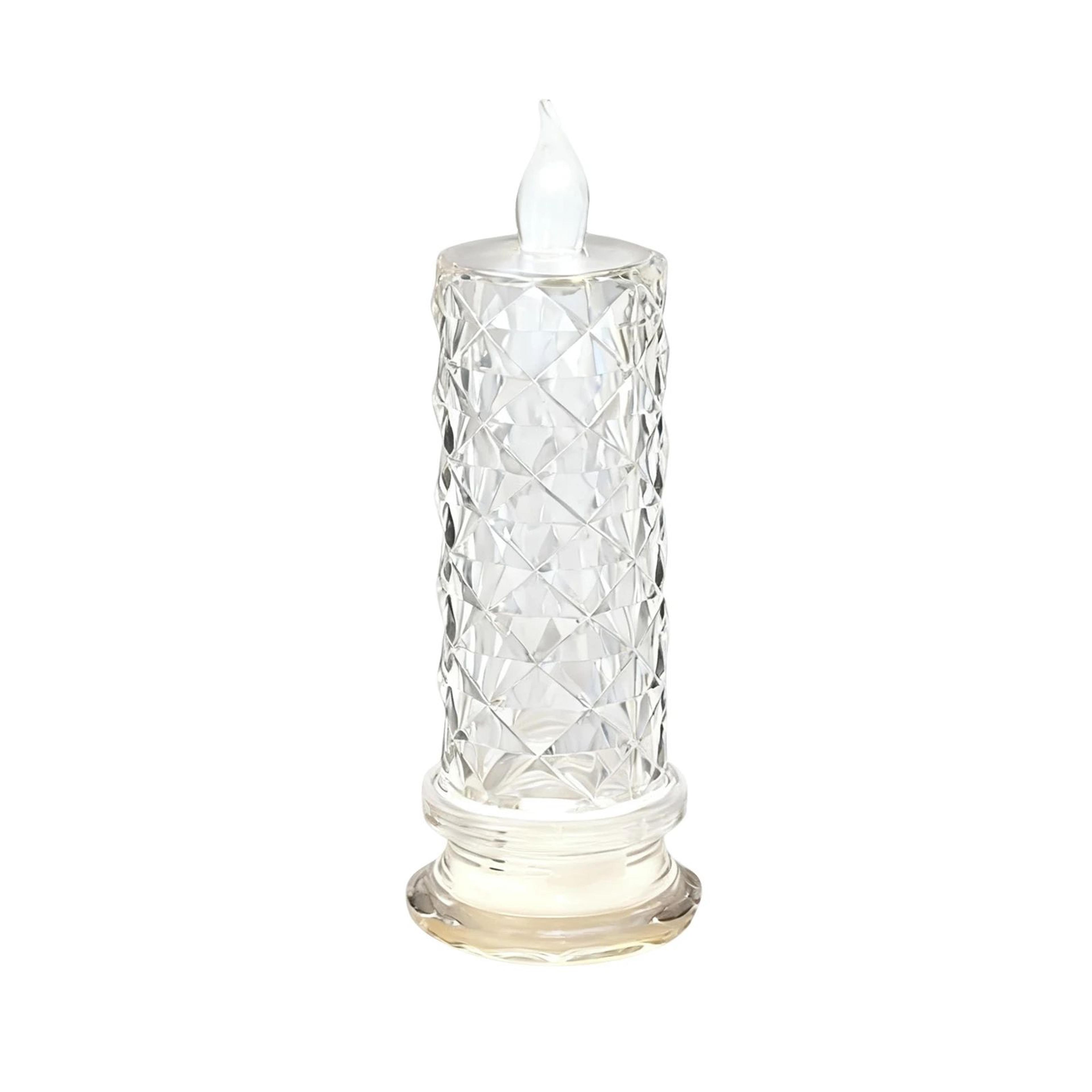 Rose Crystal Flameless LED Candle Decorative Light 6