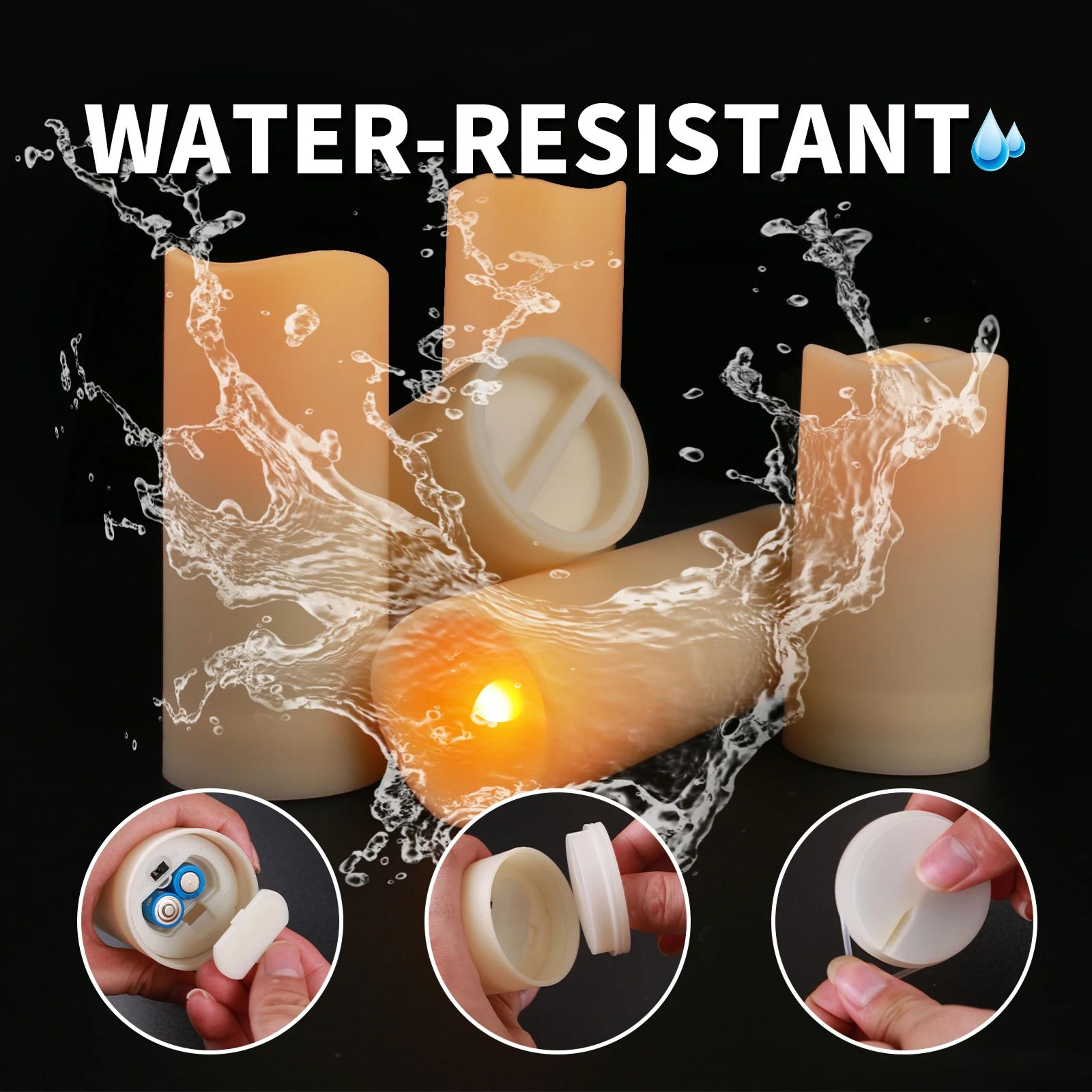 12 Or 24 Piece Waterproof Flameless LED Candles With Remote 2