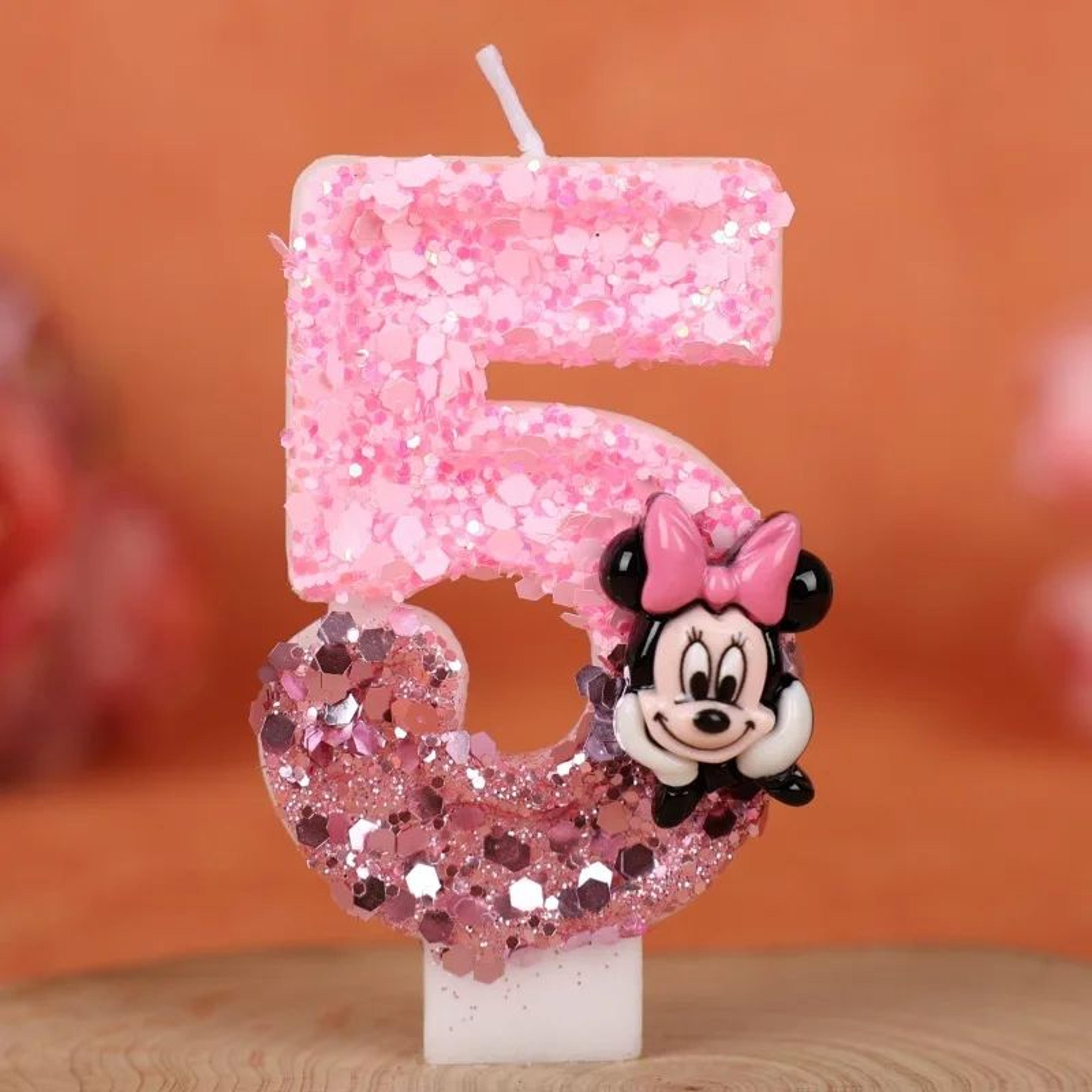 Cute Minnie Style Number Birthday Cake Candle 11