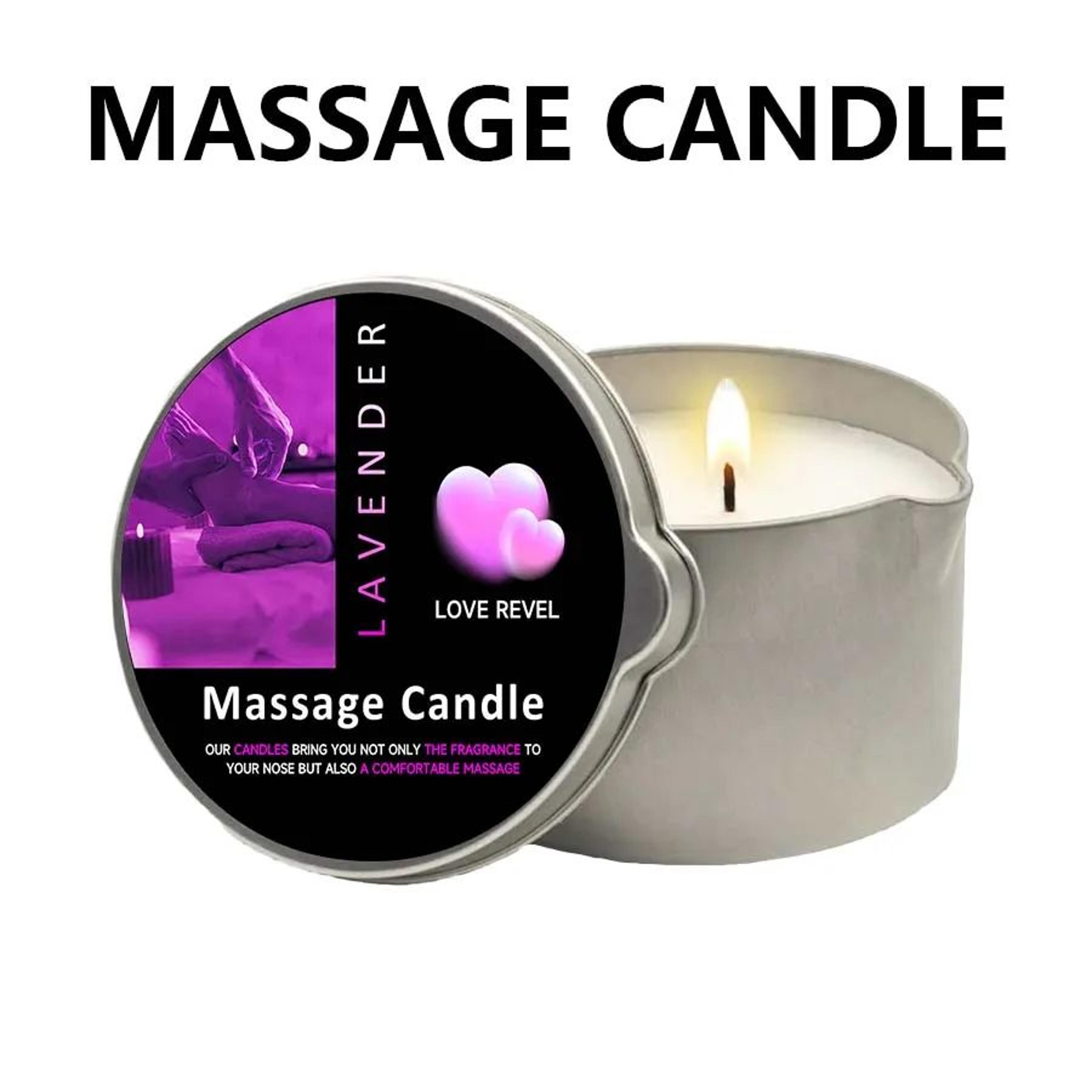 Essential Oil Massage Candle Warm Melting Body Oil With Pour Spout 19