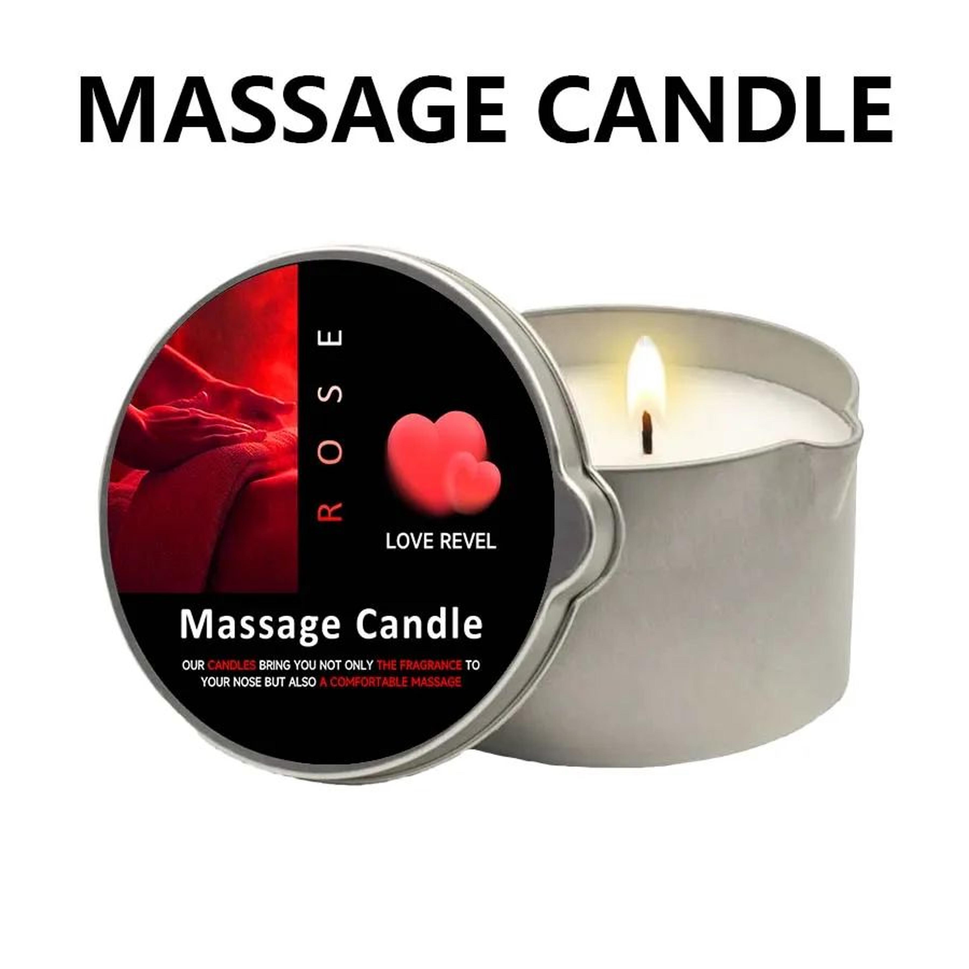 Essential Oil Massage Candle Warm Melting Body Oil With Pour Spout 23