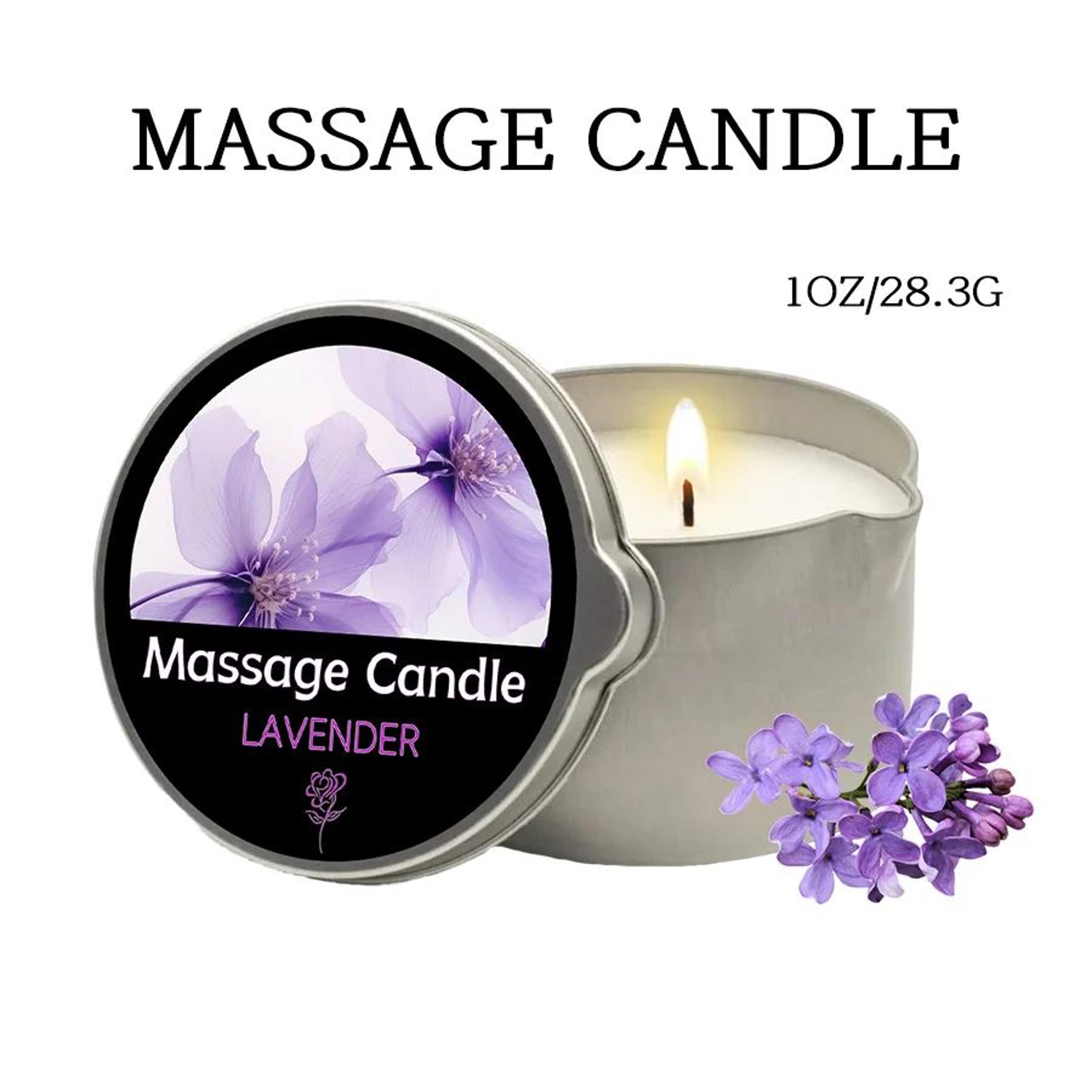 Essential Oil Massage Candle Warm Melting Body Oil With Pour Spout 10