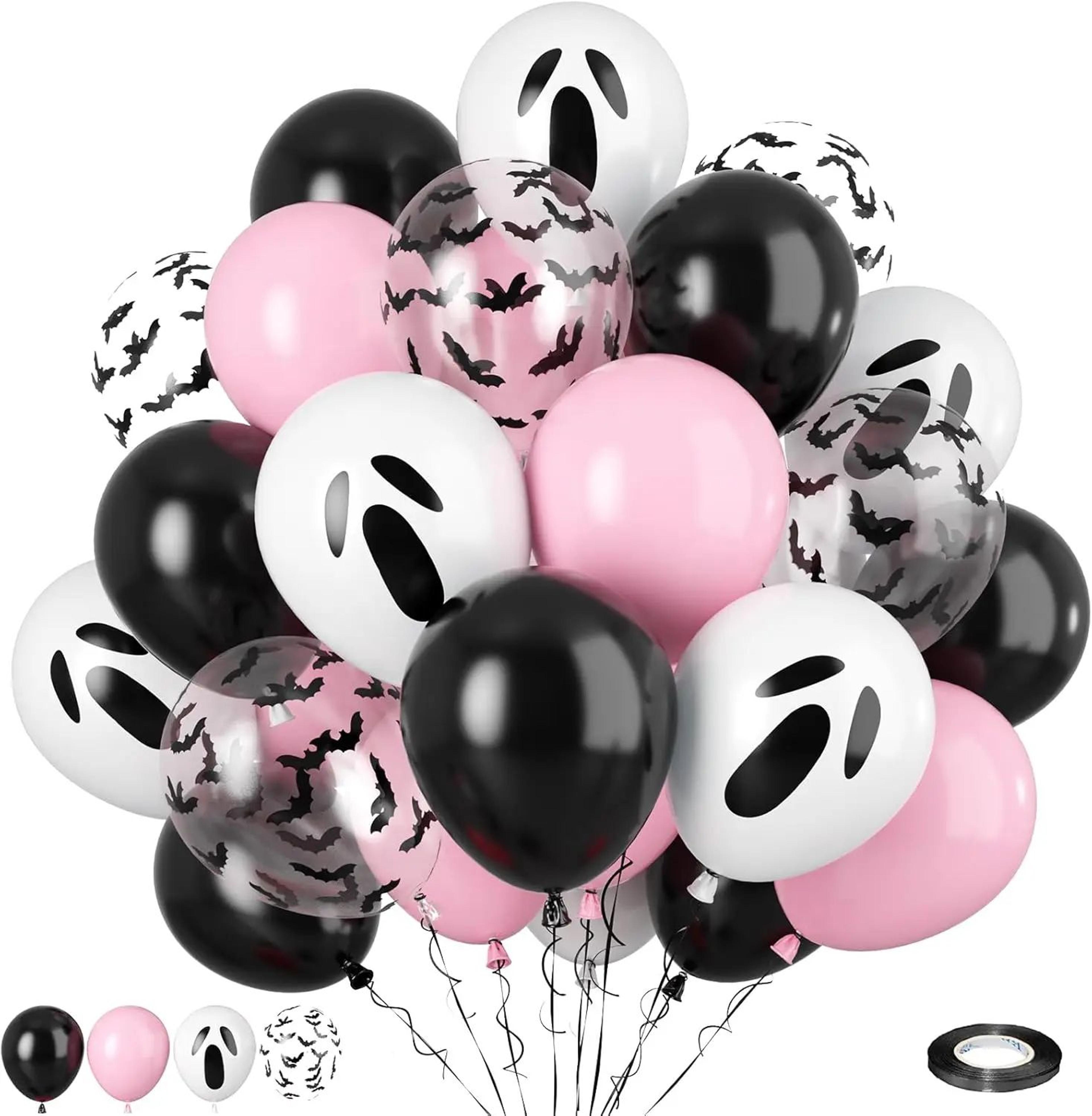 20 Piece Pink Halloween Balloon Decoration Set 1