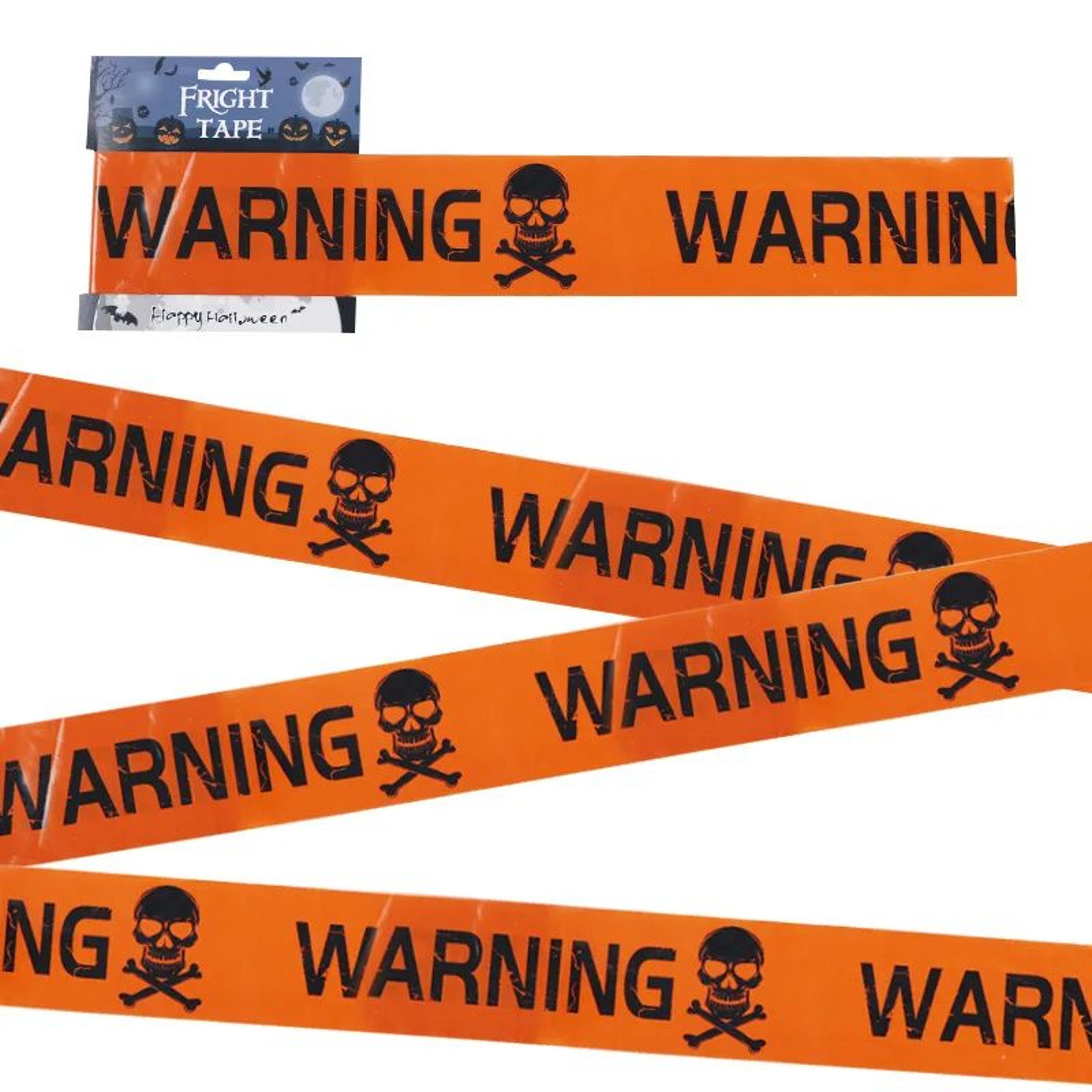 Halloween Skull Warning Tape Window Party Decoration 4
