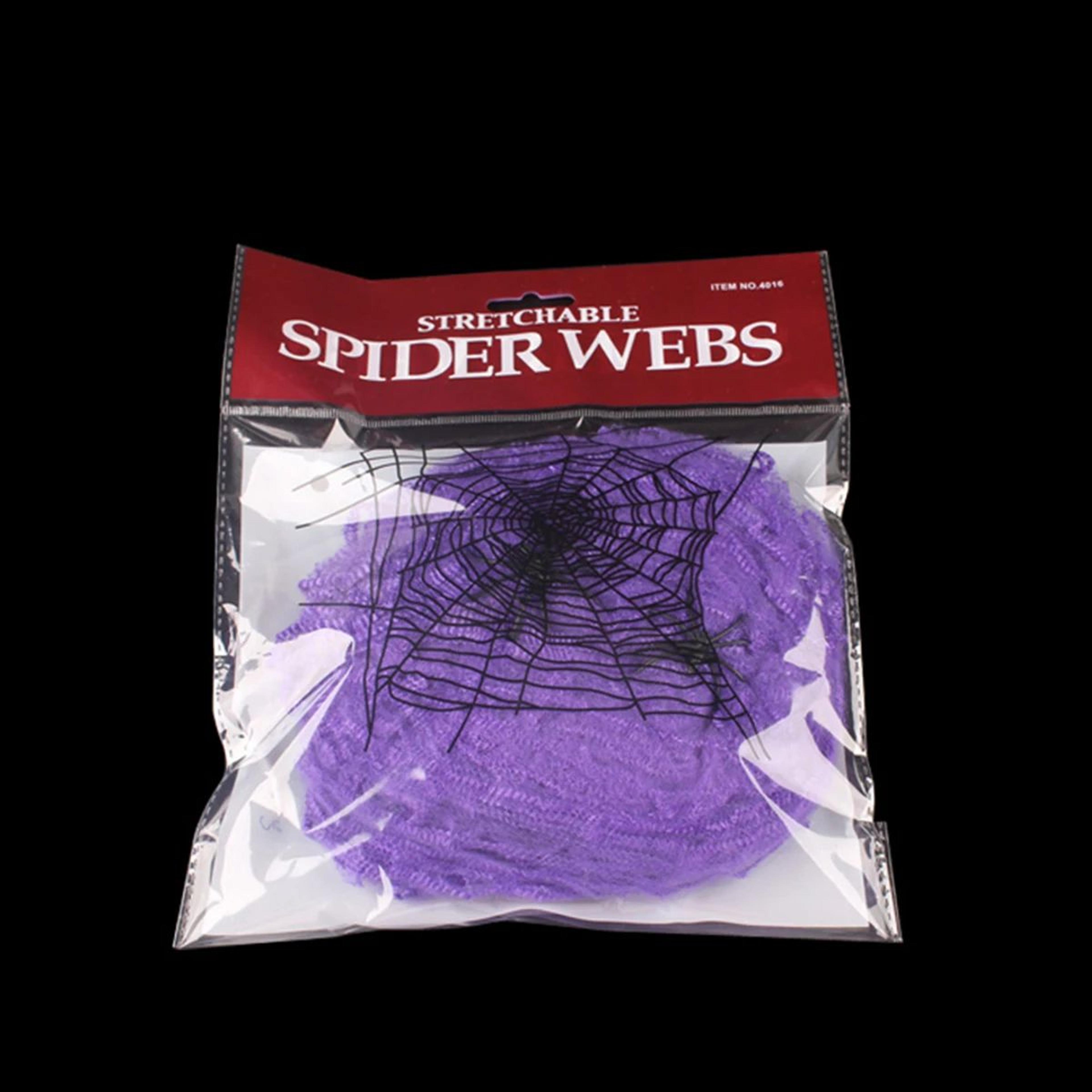 Halloween Stretchy Spider Web Cobweb Decoration 5