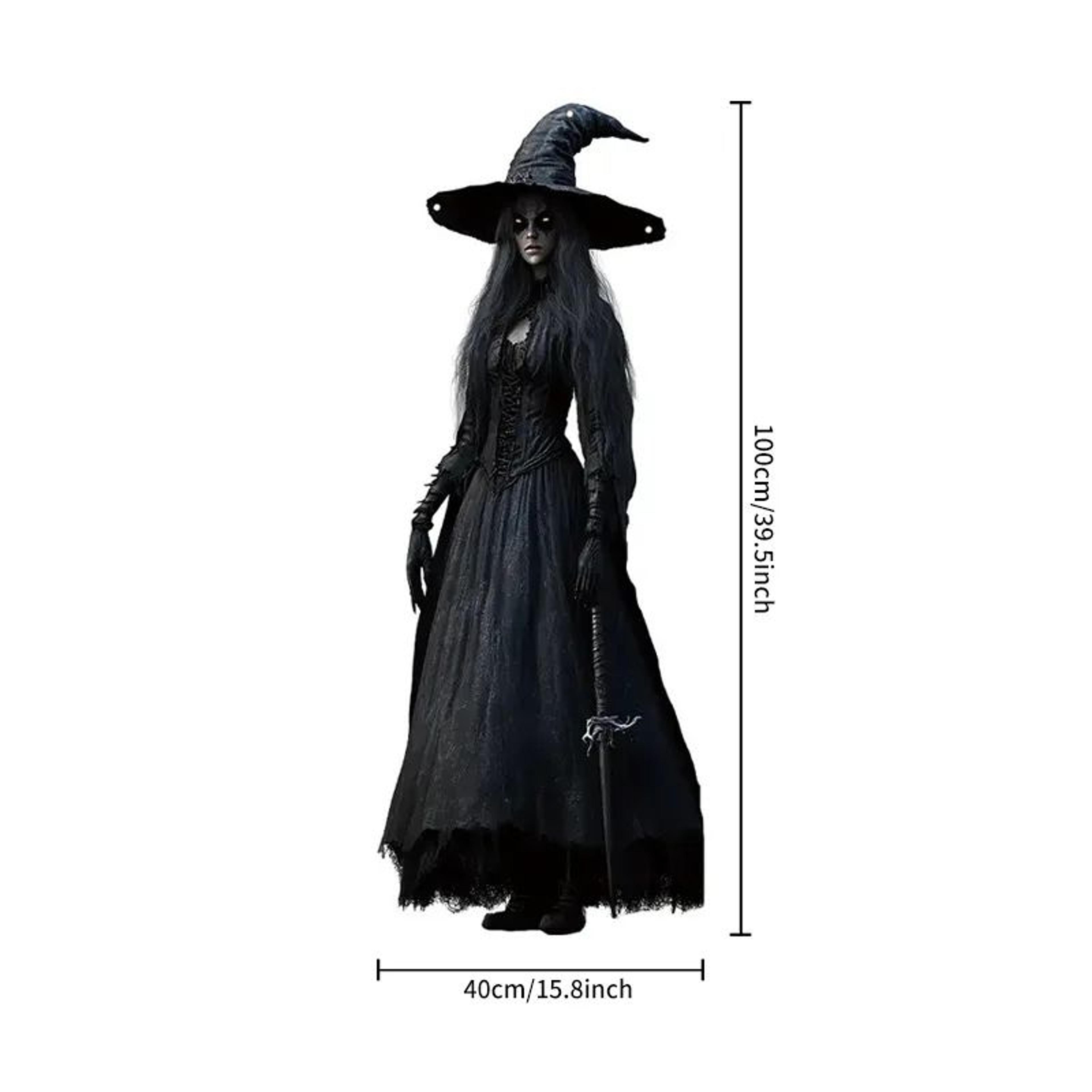 Halloween Skull Bride Backdrop Flag Decoration 4