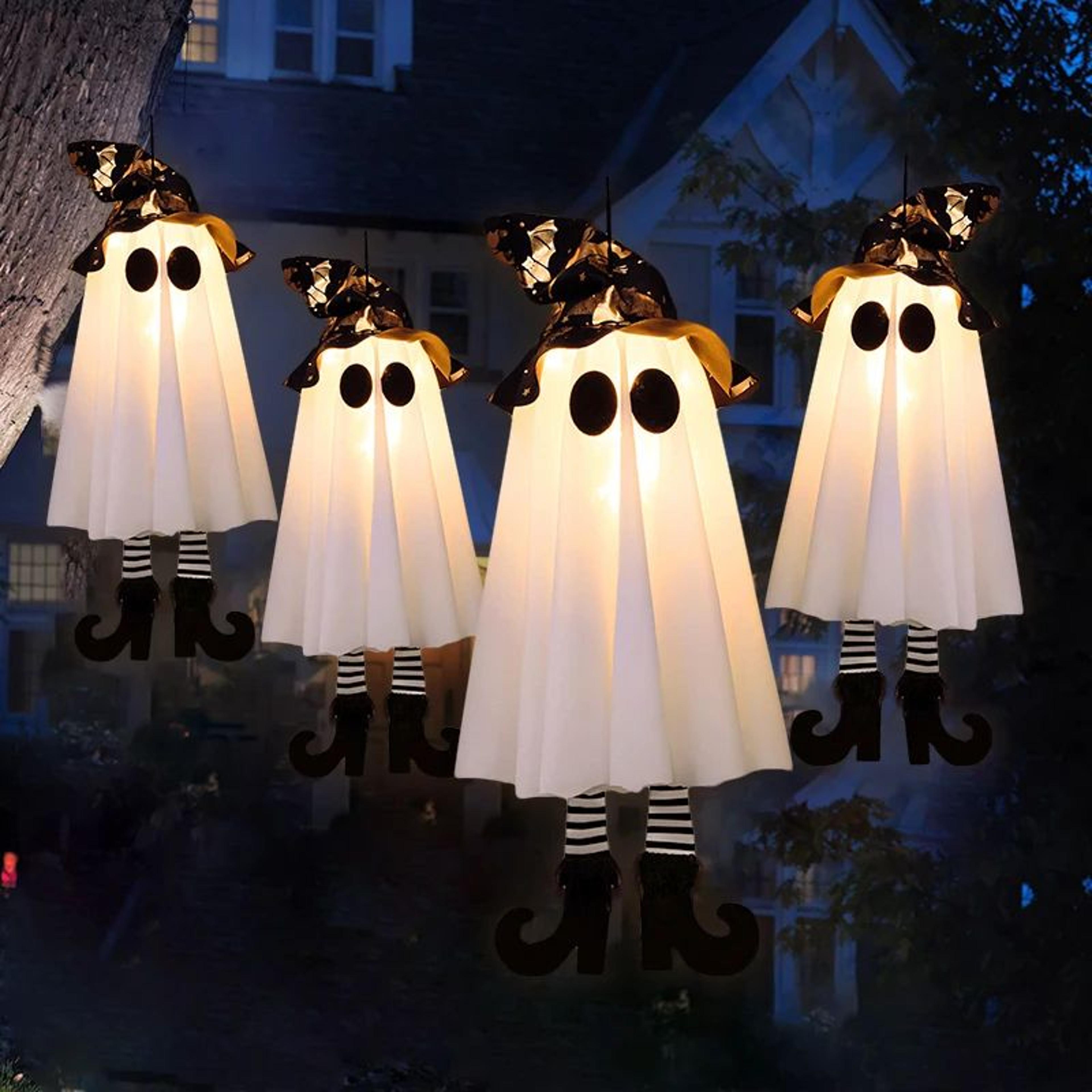 Halloween LED Light Up Witch Ghost Decor 3