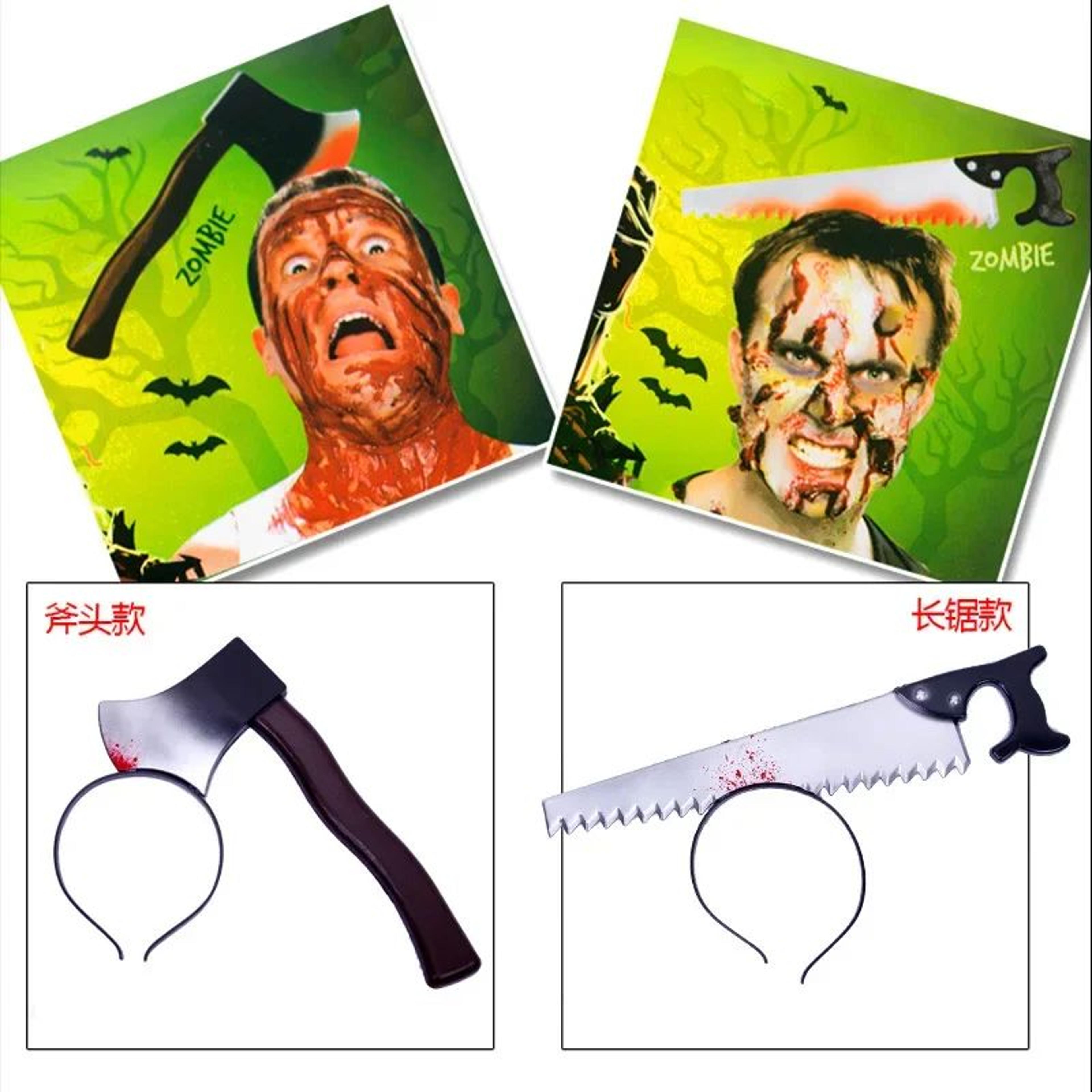 Halloween Bloody Axe Knife Headband Costume 5