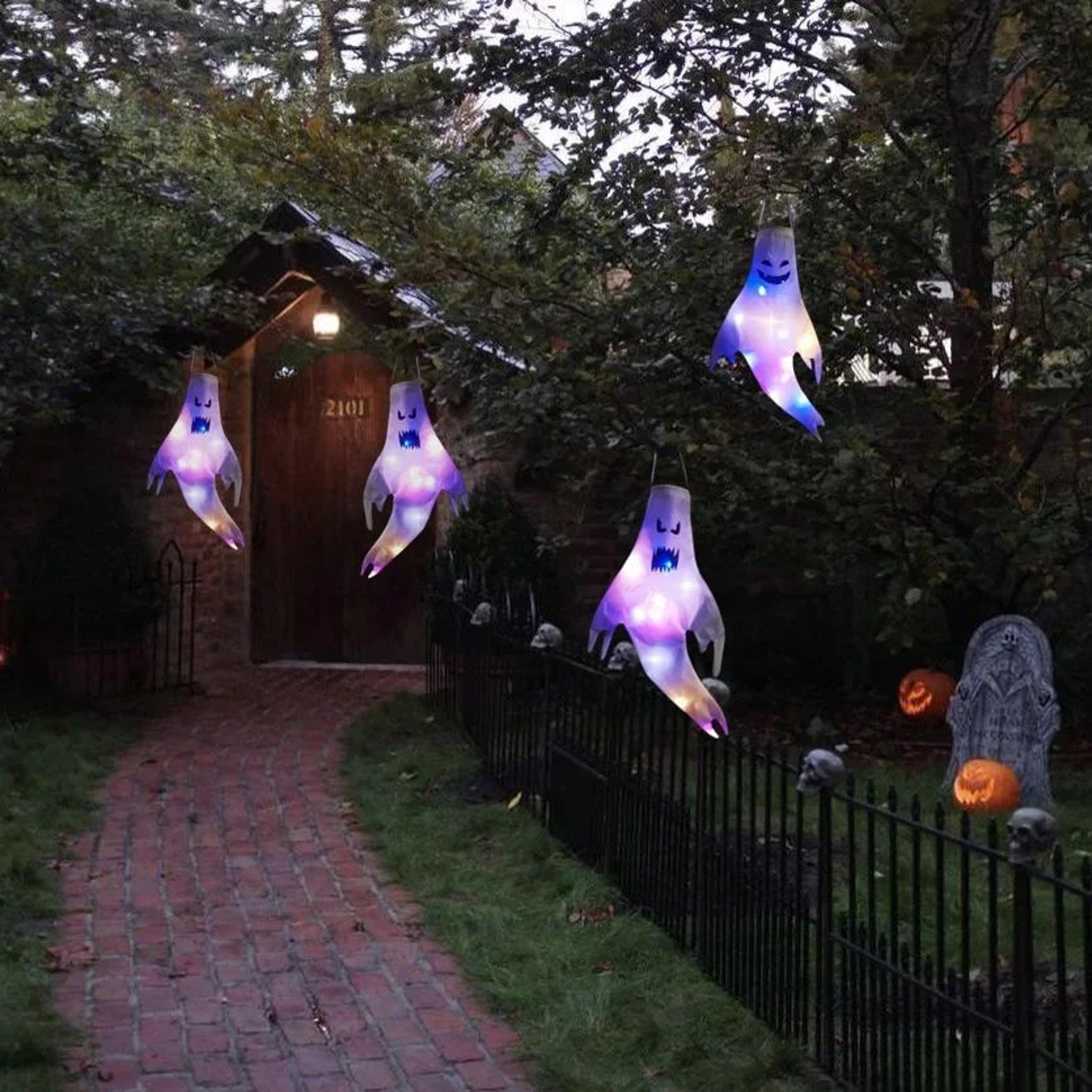 LED Hanging Ghost Halloween Decoration 4