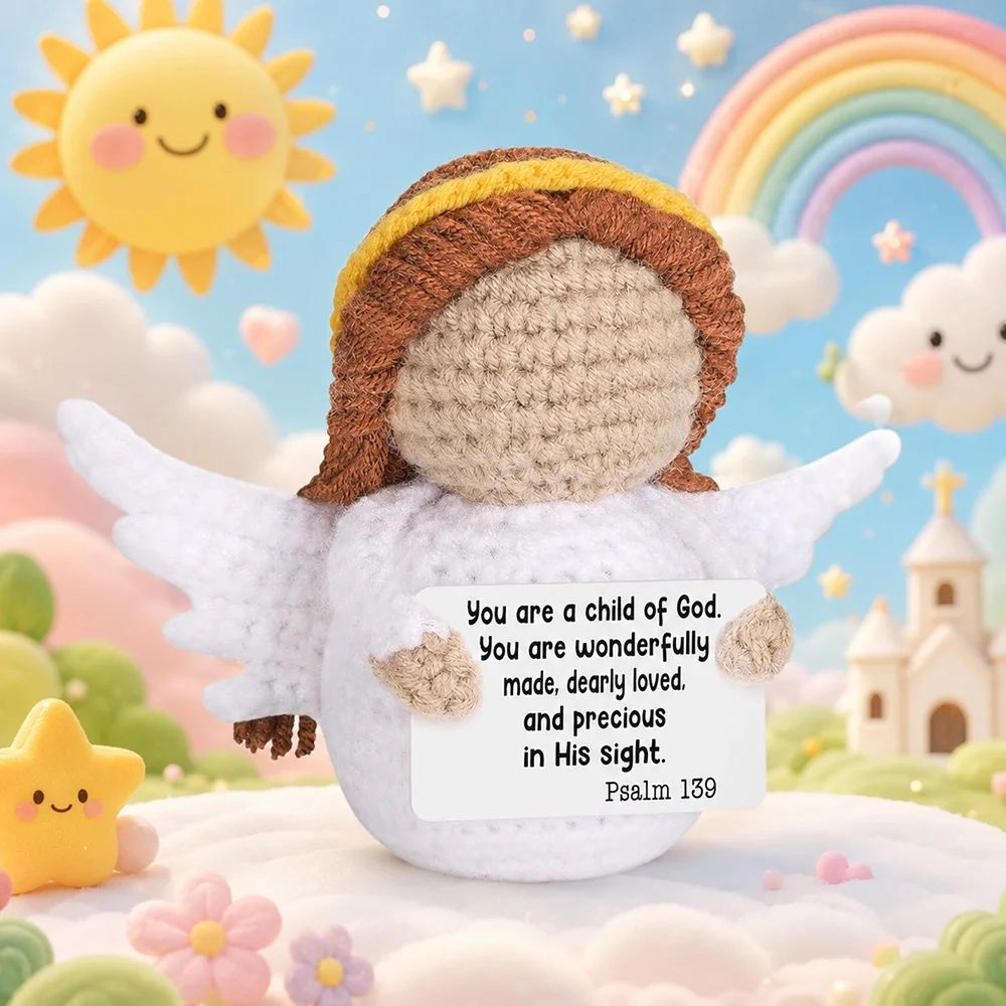 Handmade Pocket Hug Crochet Plush With Gift Card 27