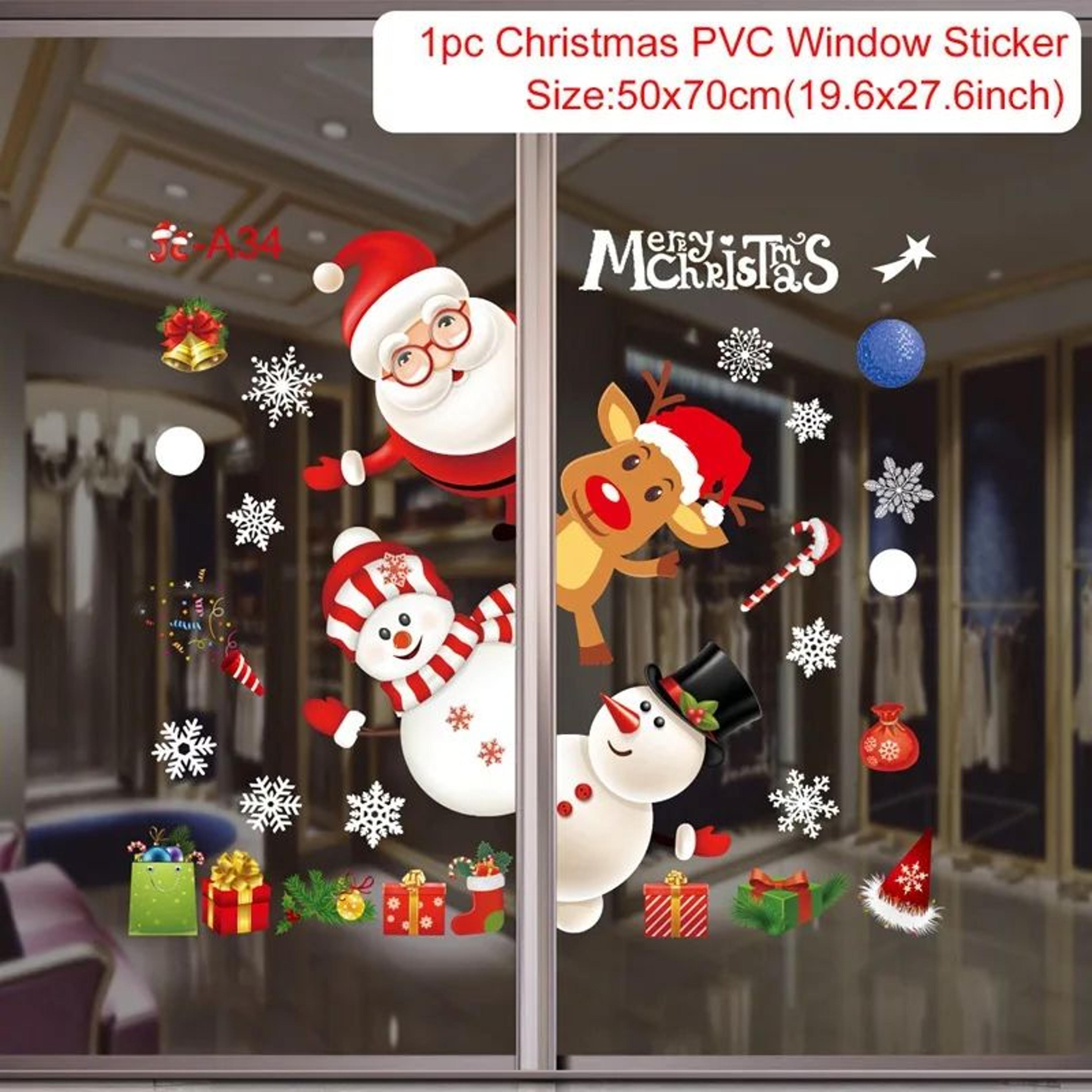 Christmas Window Wall Stickers Holiday Decals 6