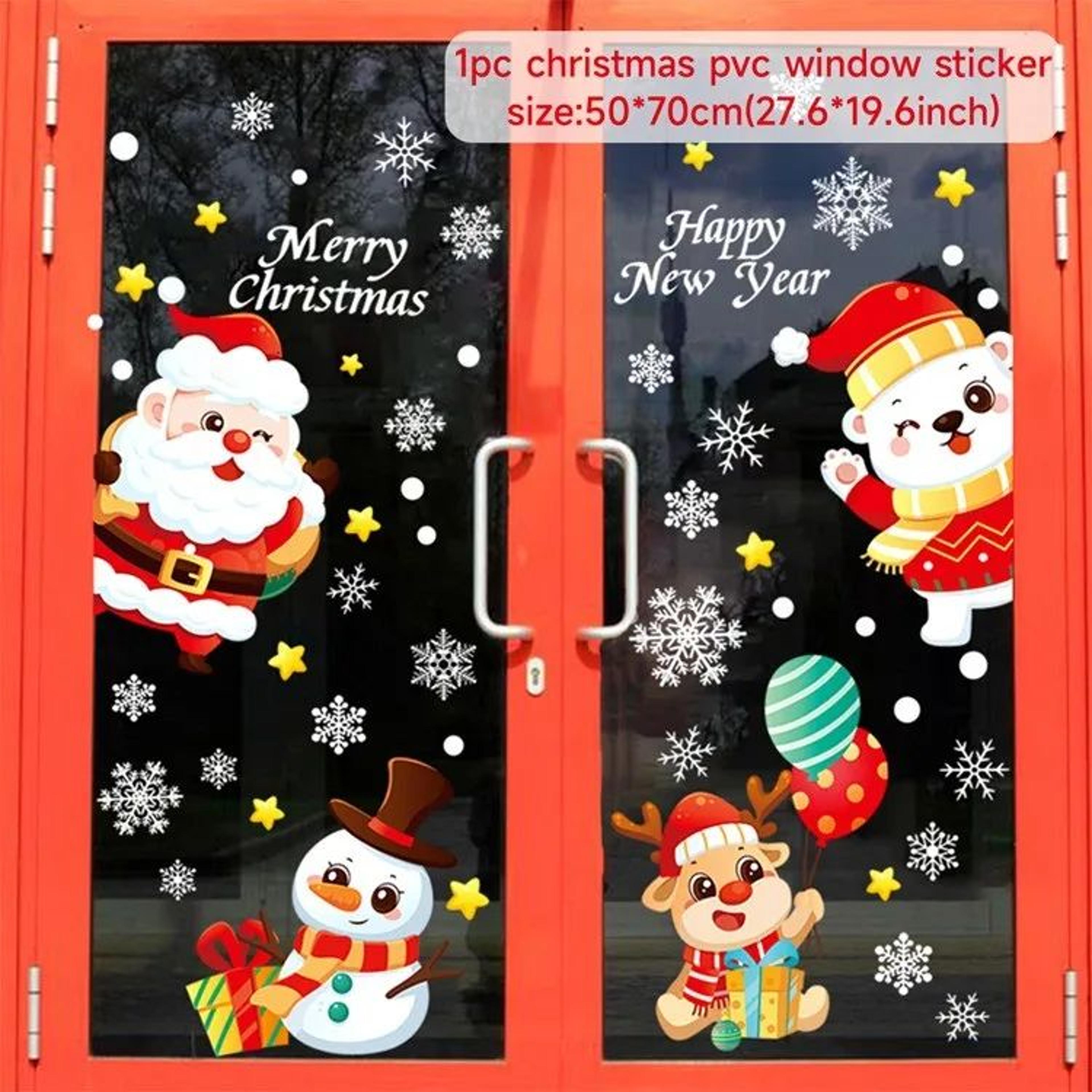 Christmas Window Wall Stickers Holiday Decals 19