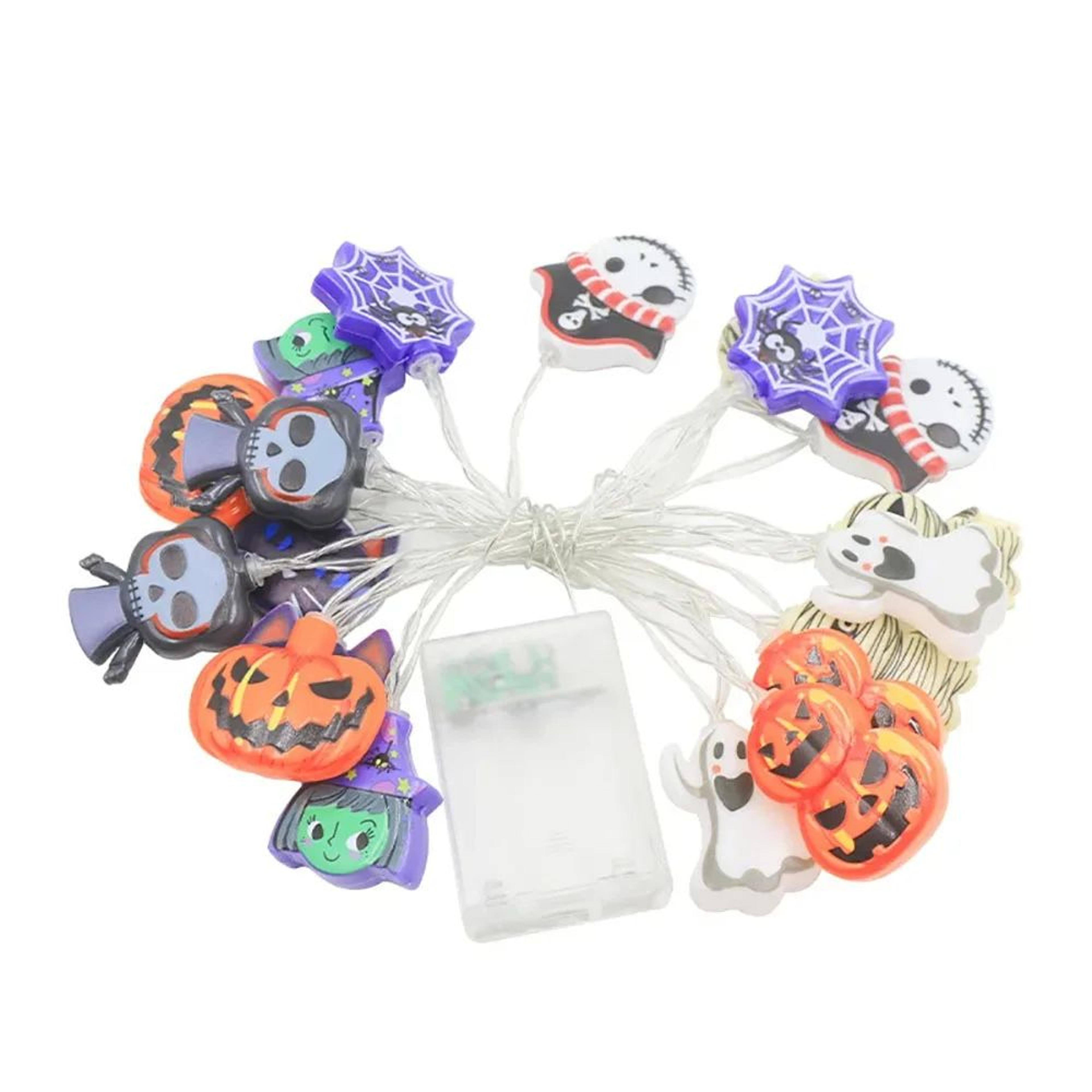 Halloween LED String Lights Pumpkin Ghost Decor 5