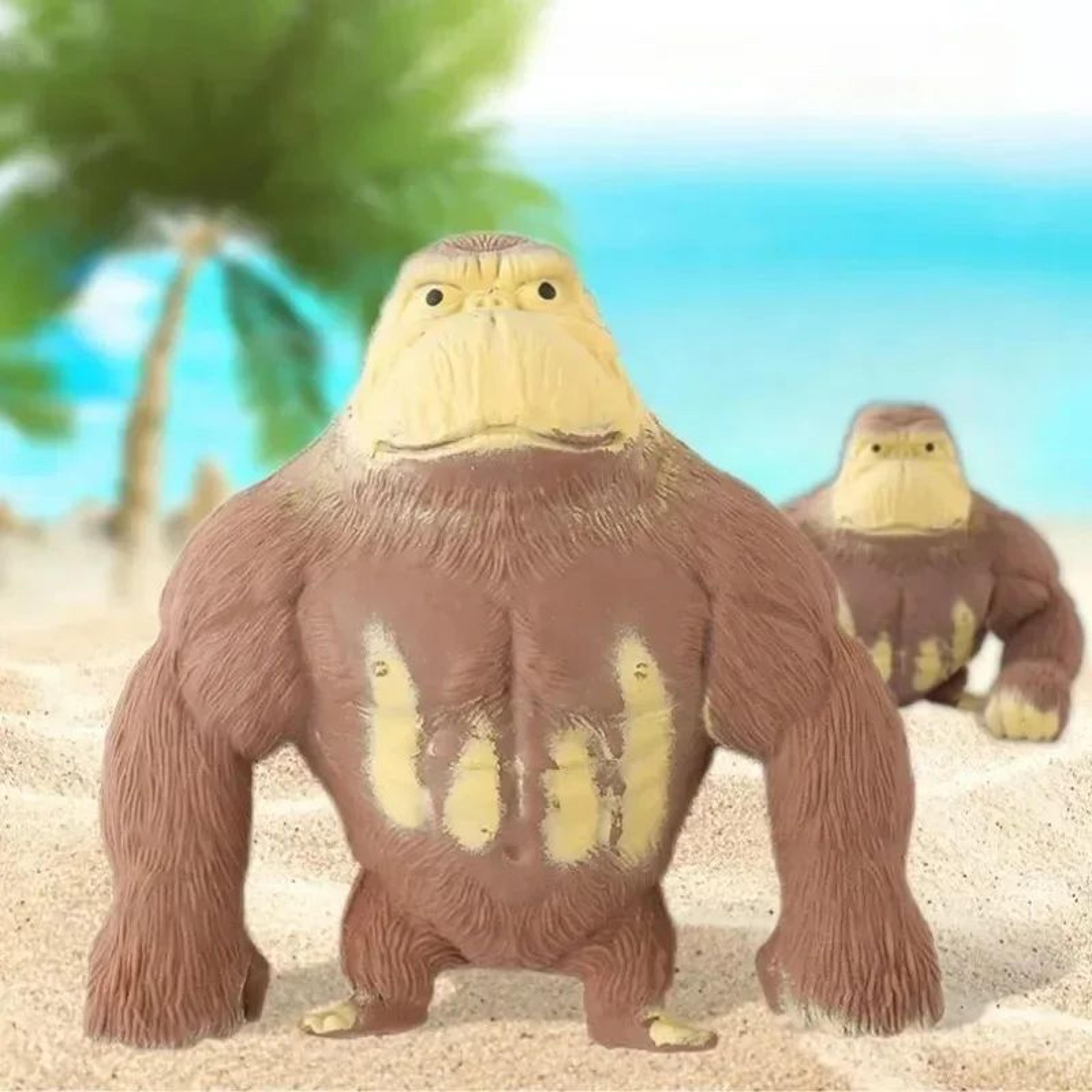 Funny Stretchable Gorilla Figurine Desk Decor 2