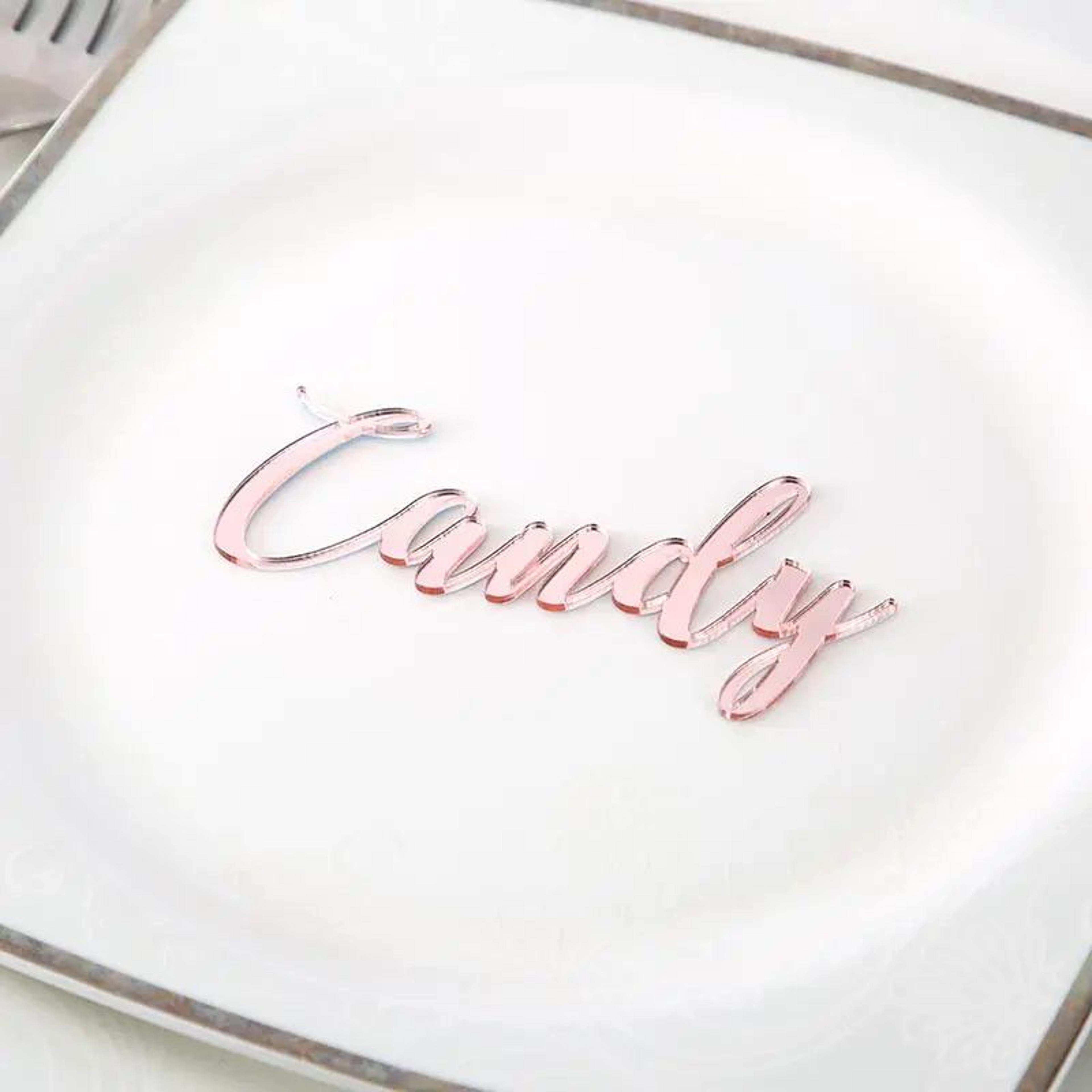 Personalized Wooden Wedding Place Name Cards 8