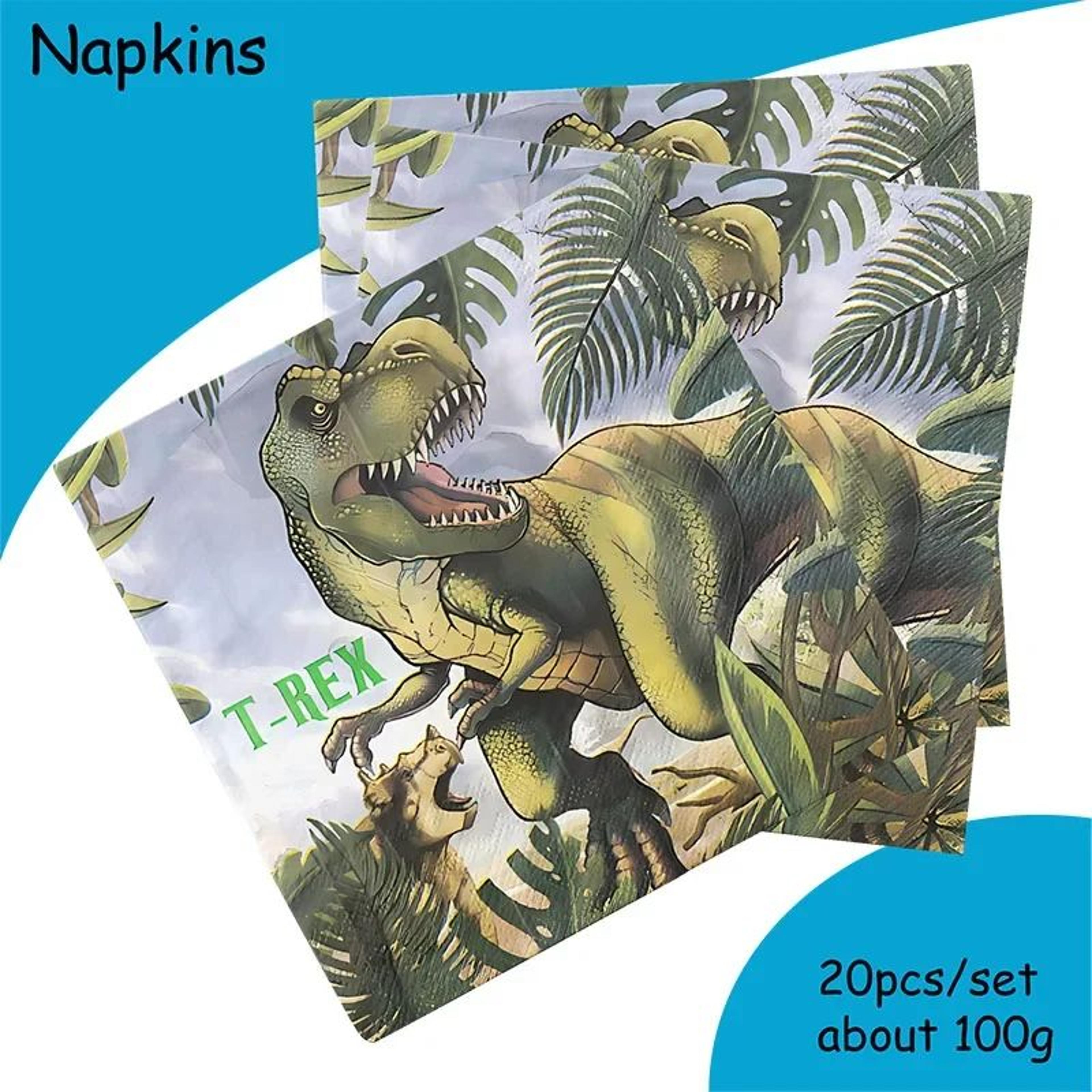 Jurassic Dinosaur Party Tableware Set 22