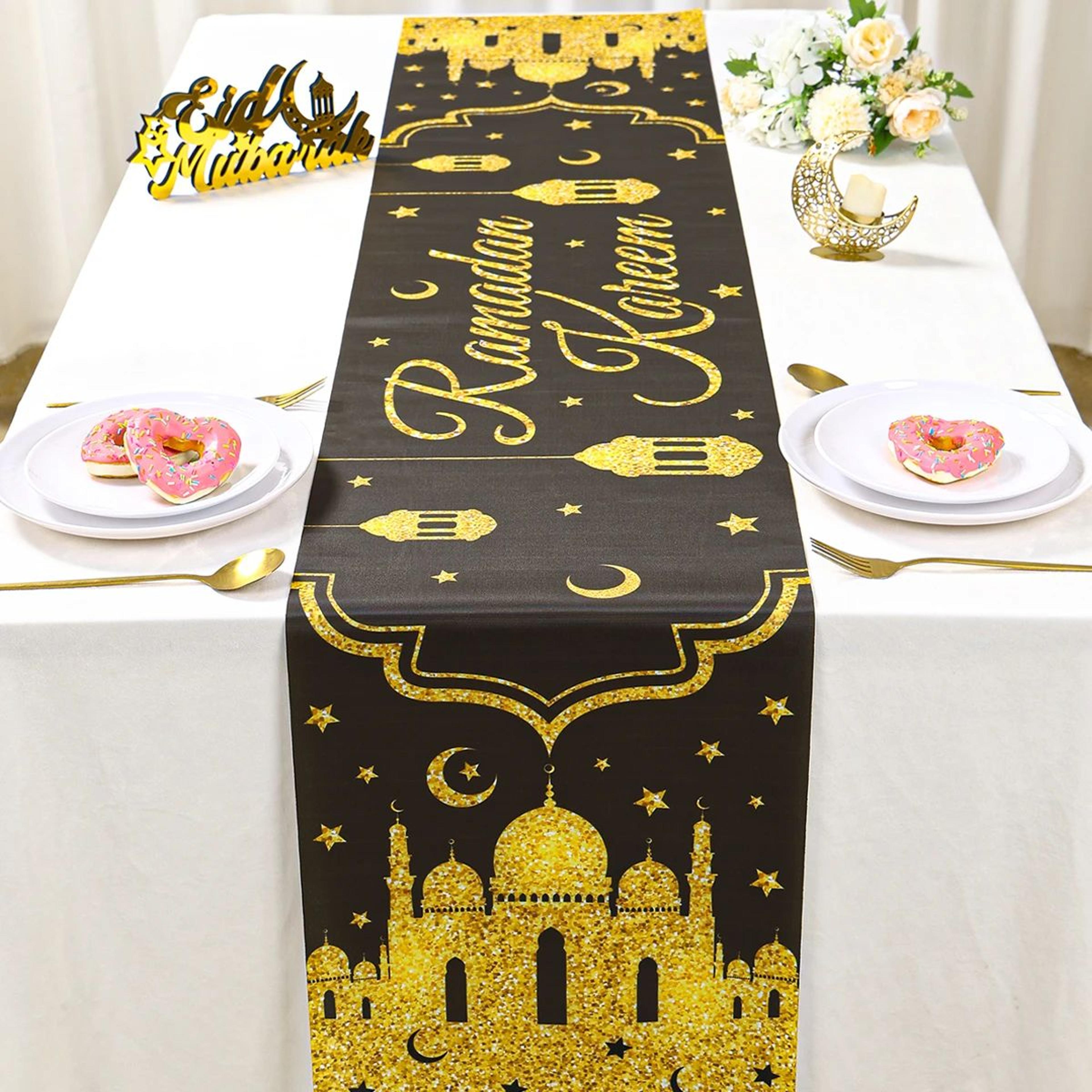 Eid Mubarak Ramadan Decorative Table Runner 4
