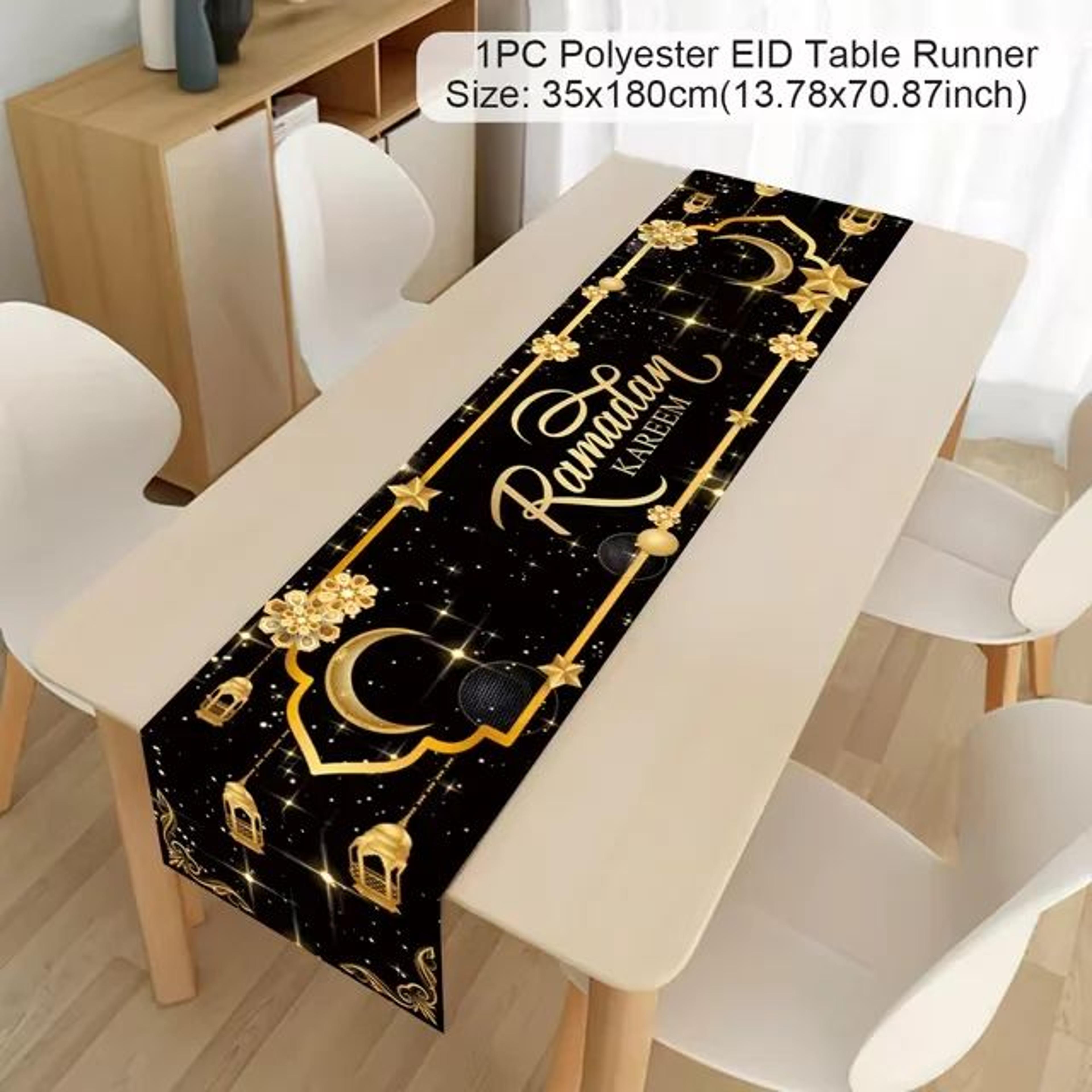 Eid Mubarak Ramadan Decorative Table Runner 10