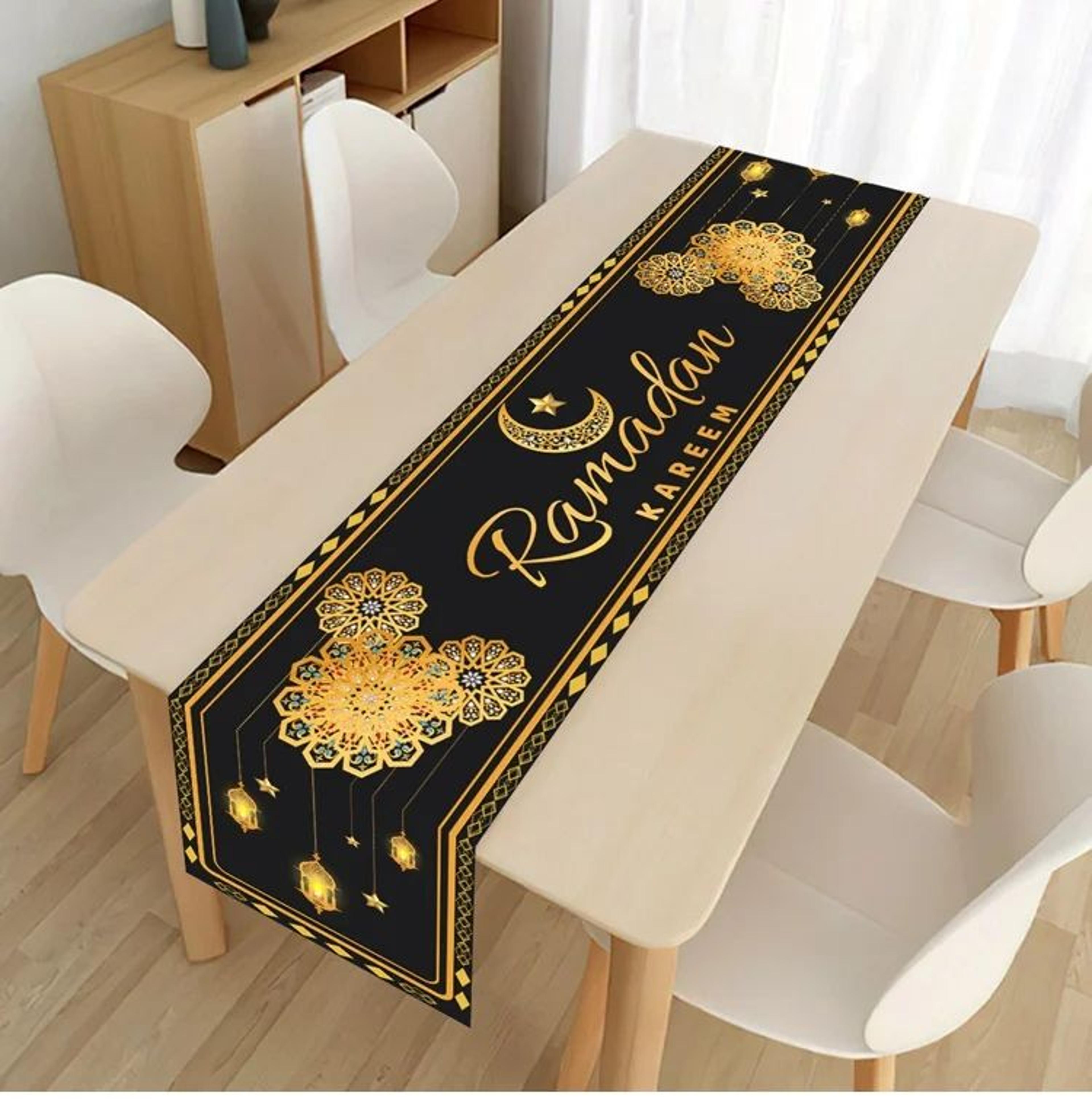 Eid Mubarak Ramadan Decorative Table Runner 13