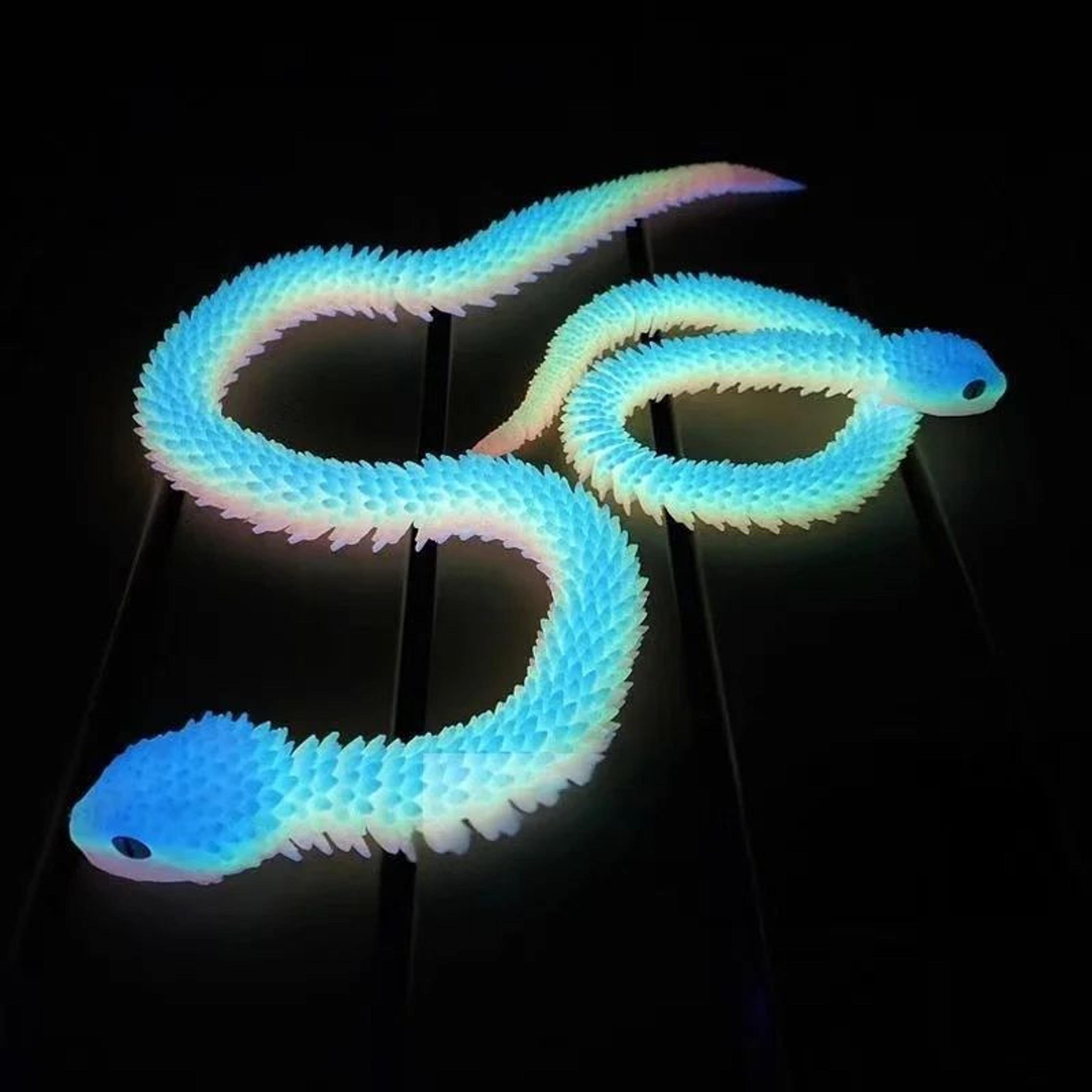 Articulated Cobra Snake Egg Decorative Figurine 3