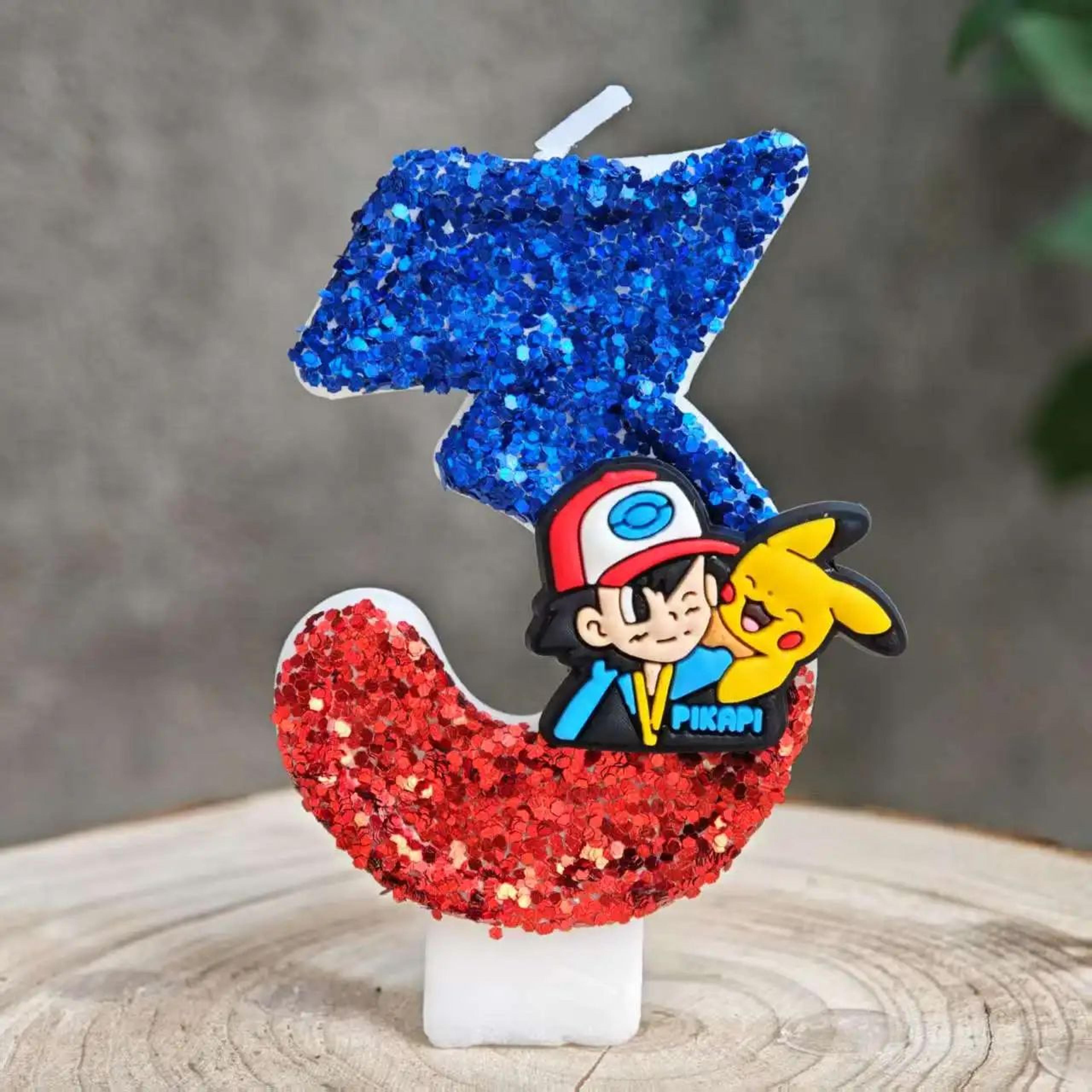 Cute Pokemon Cartoon Birthday Cake Candle 23