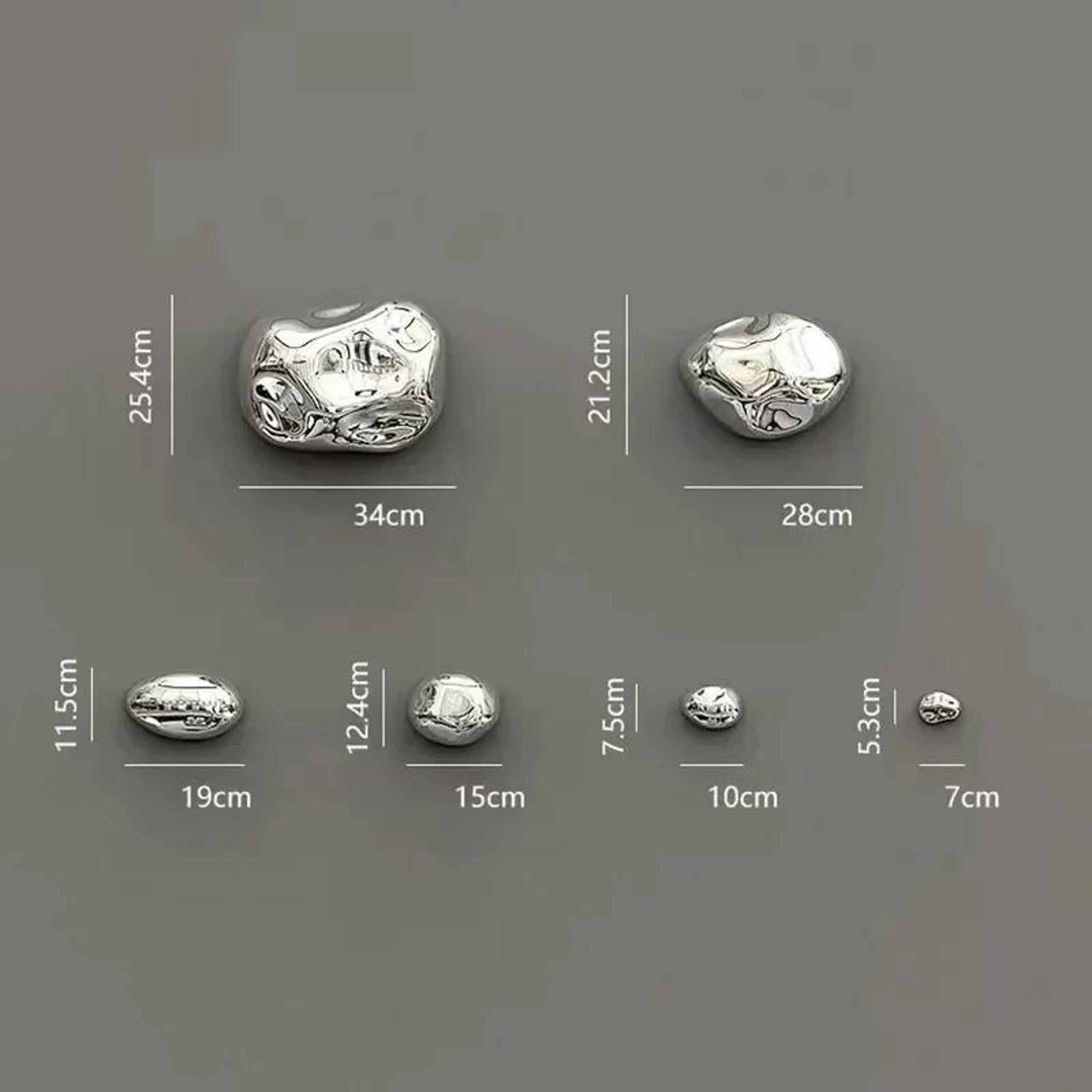 Golden 3D Simulation Stone Wall Decor 5