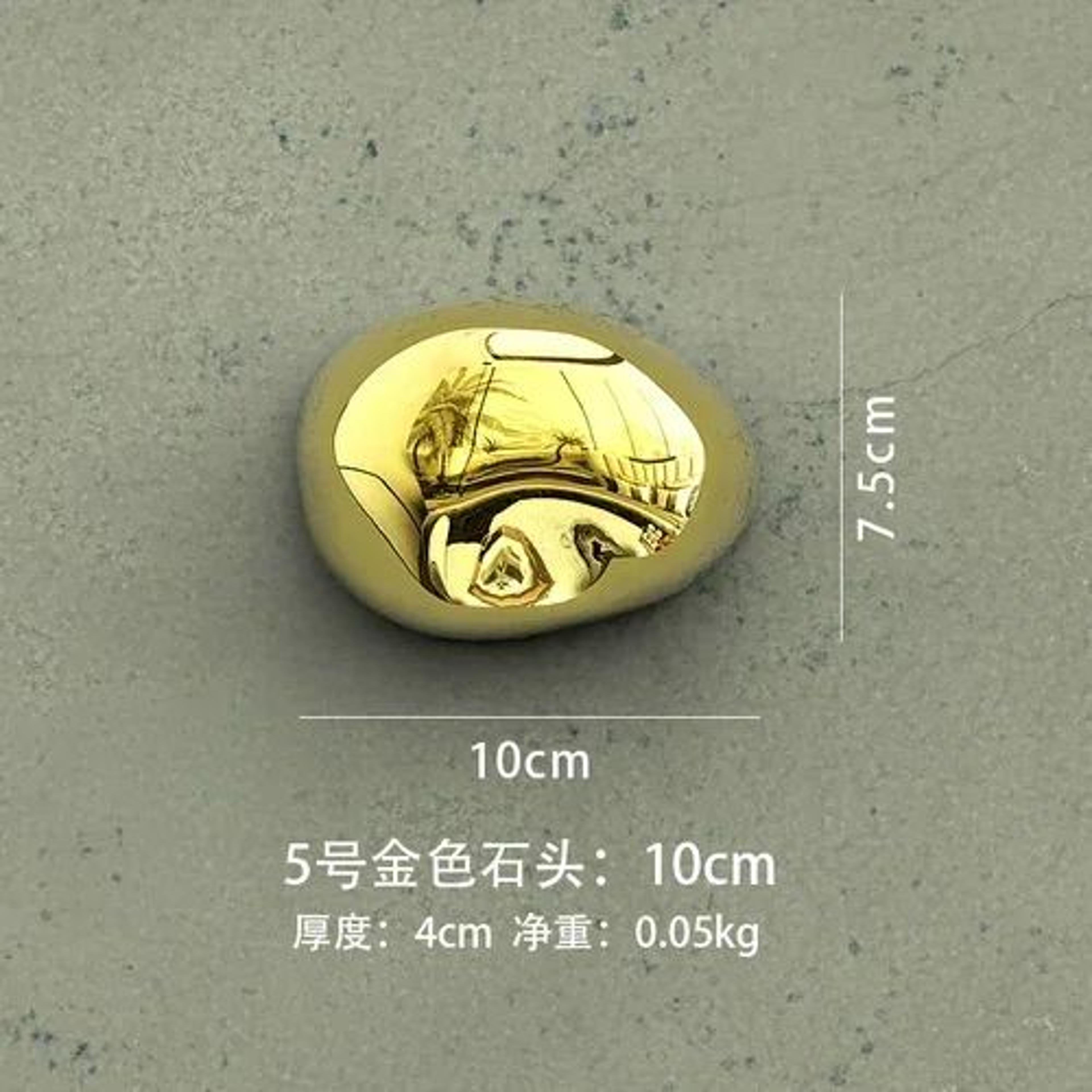 Golden 3D Simulation Stone Wall Decor 7