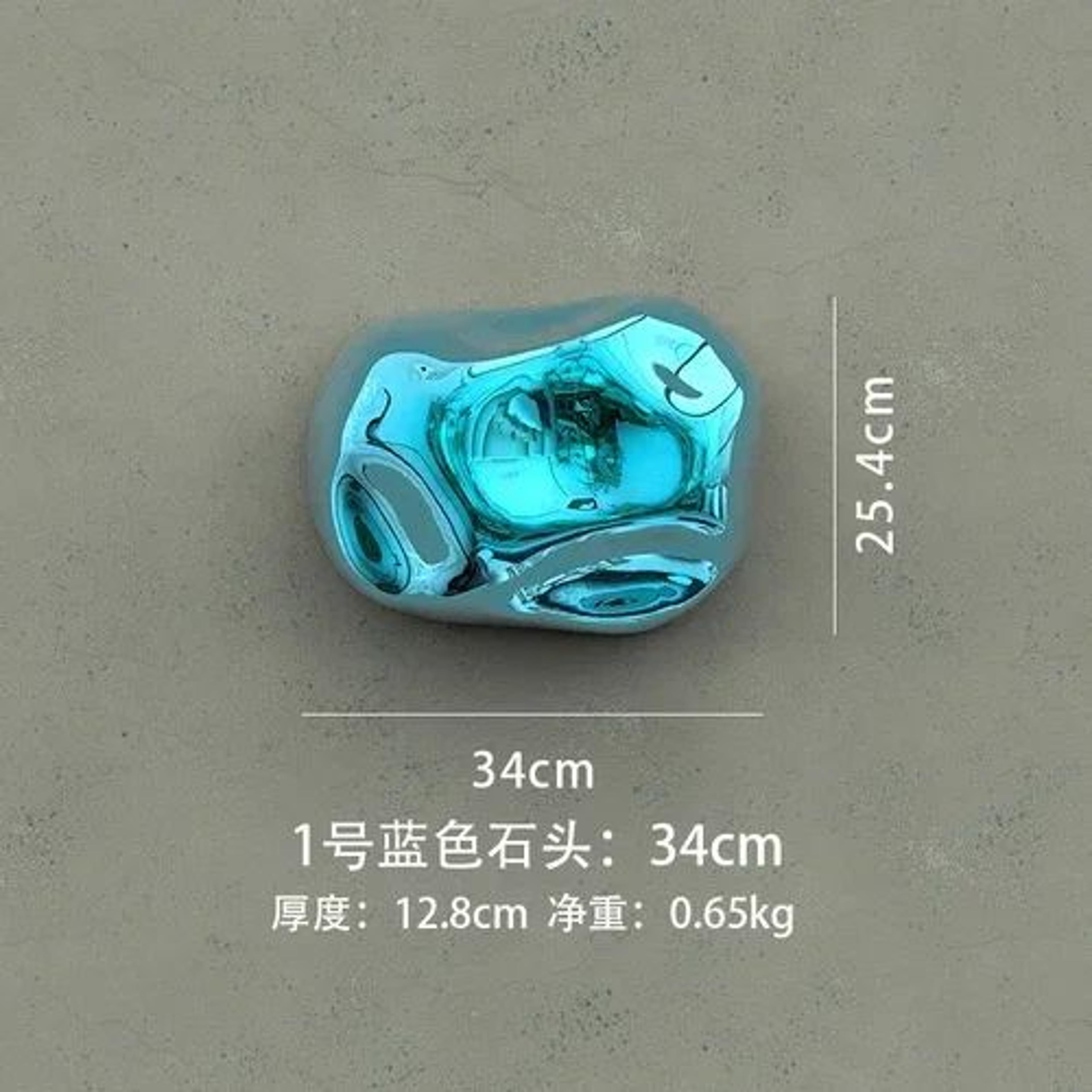 Golden 3D Simulation Stone Wall Decor 23