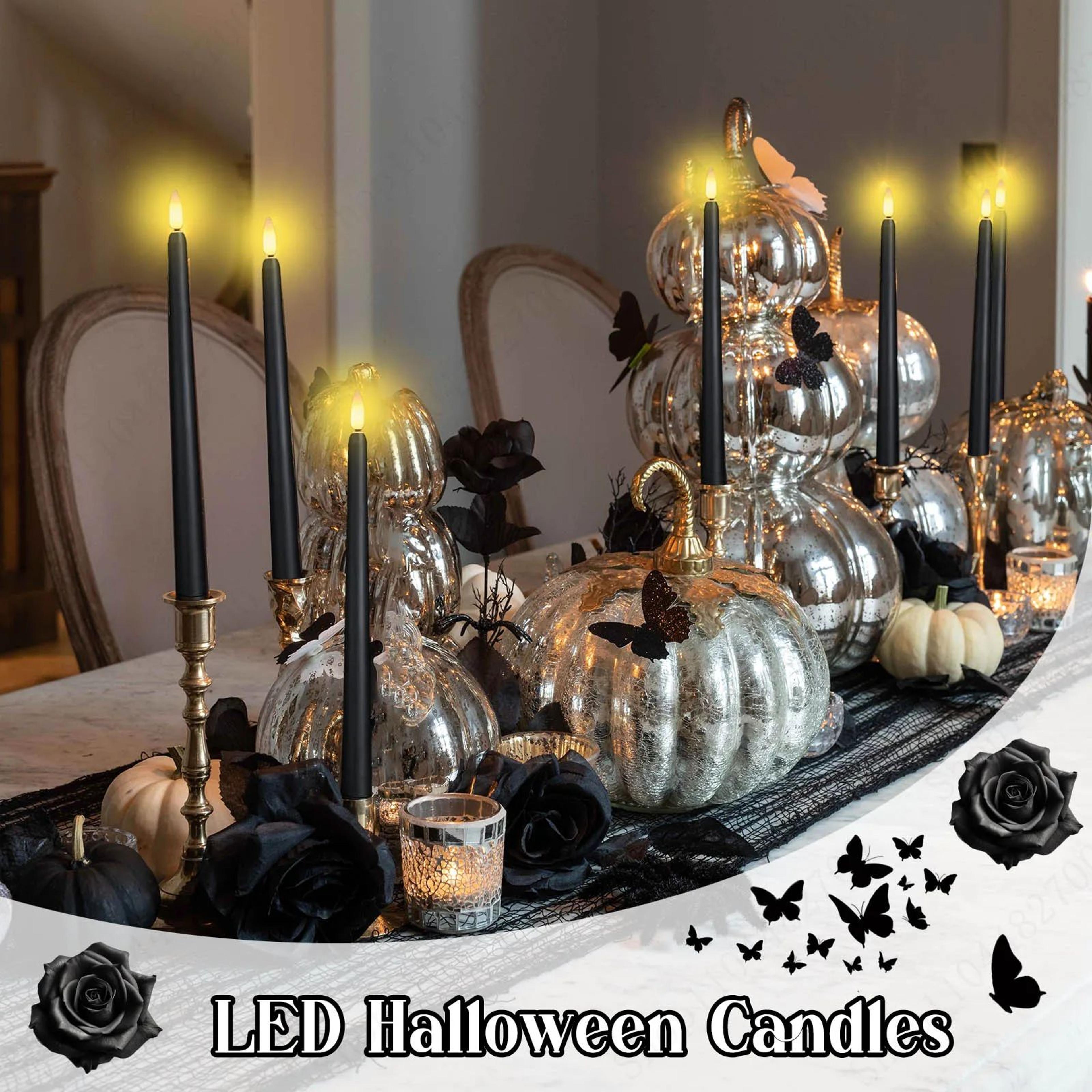 LED Flameless Flickering Taper Candles 2