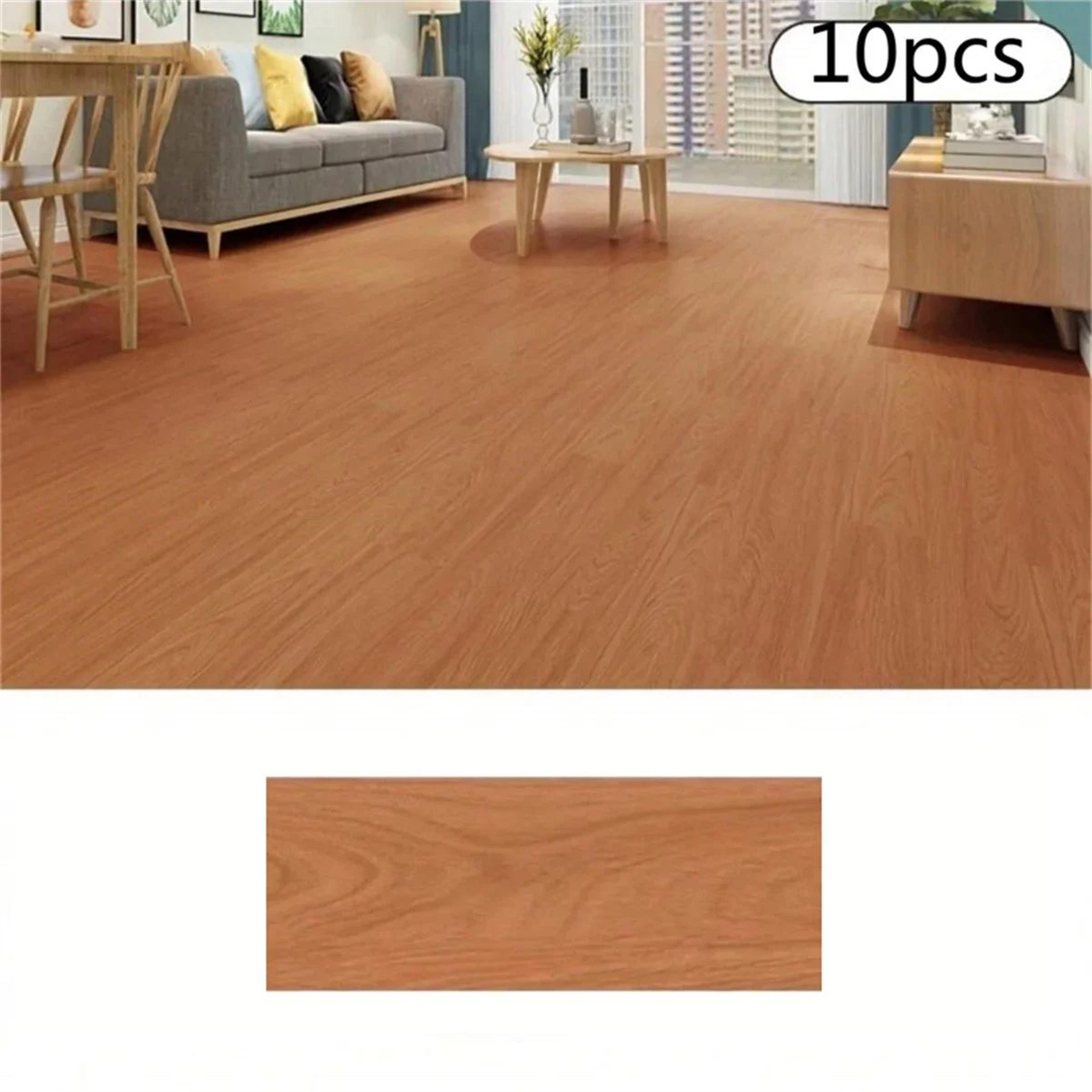 Wood Grain Self Adhesive Floor Stickers 12