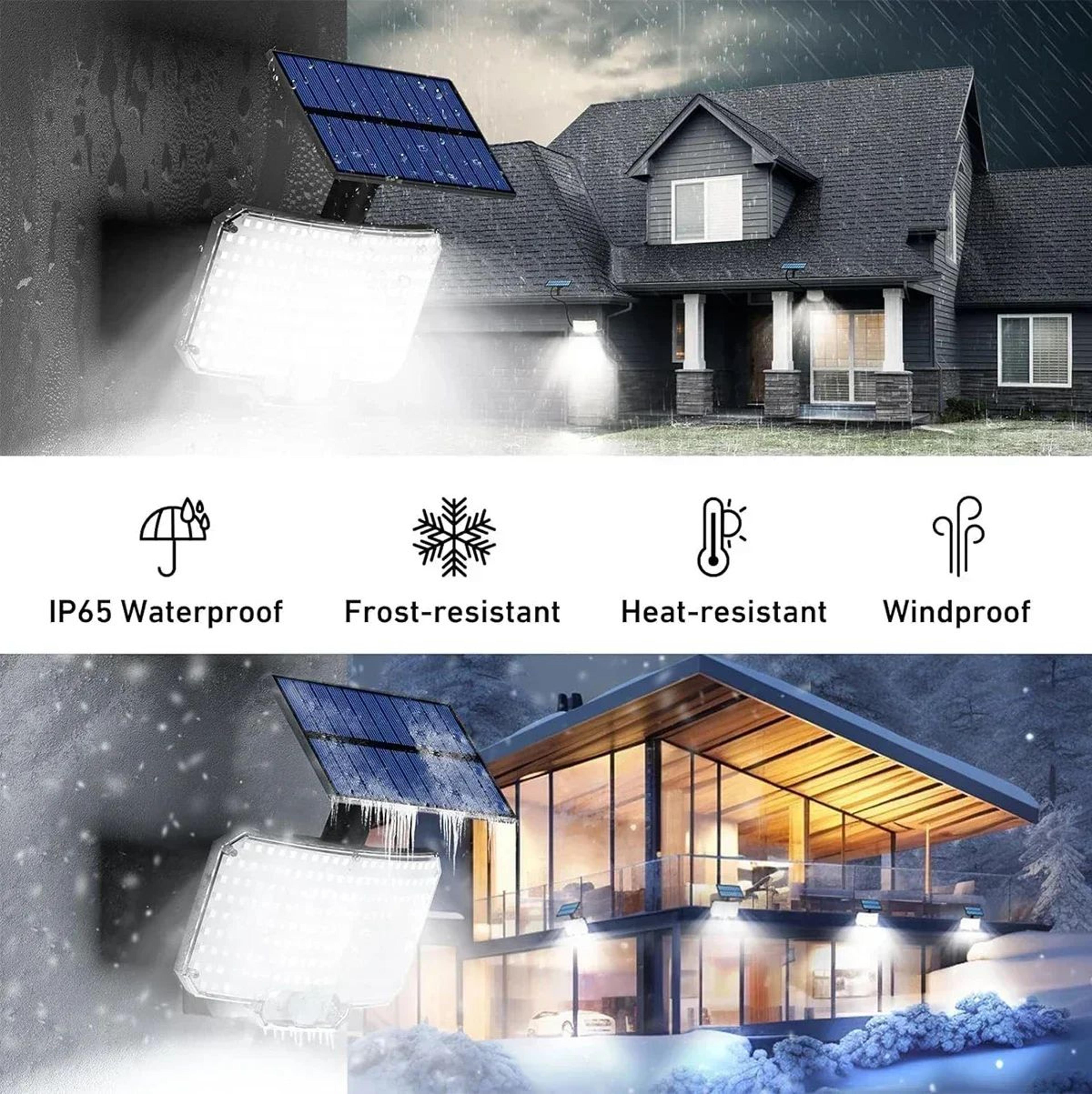 234 LED Solar Motion Sensor Security Light 10