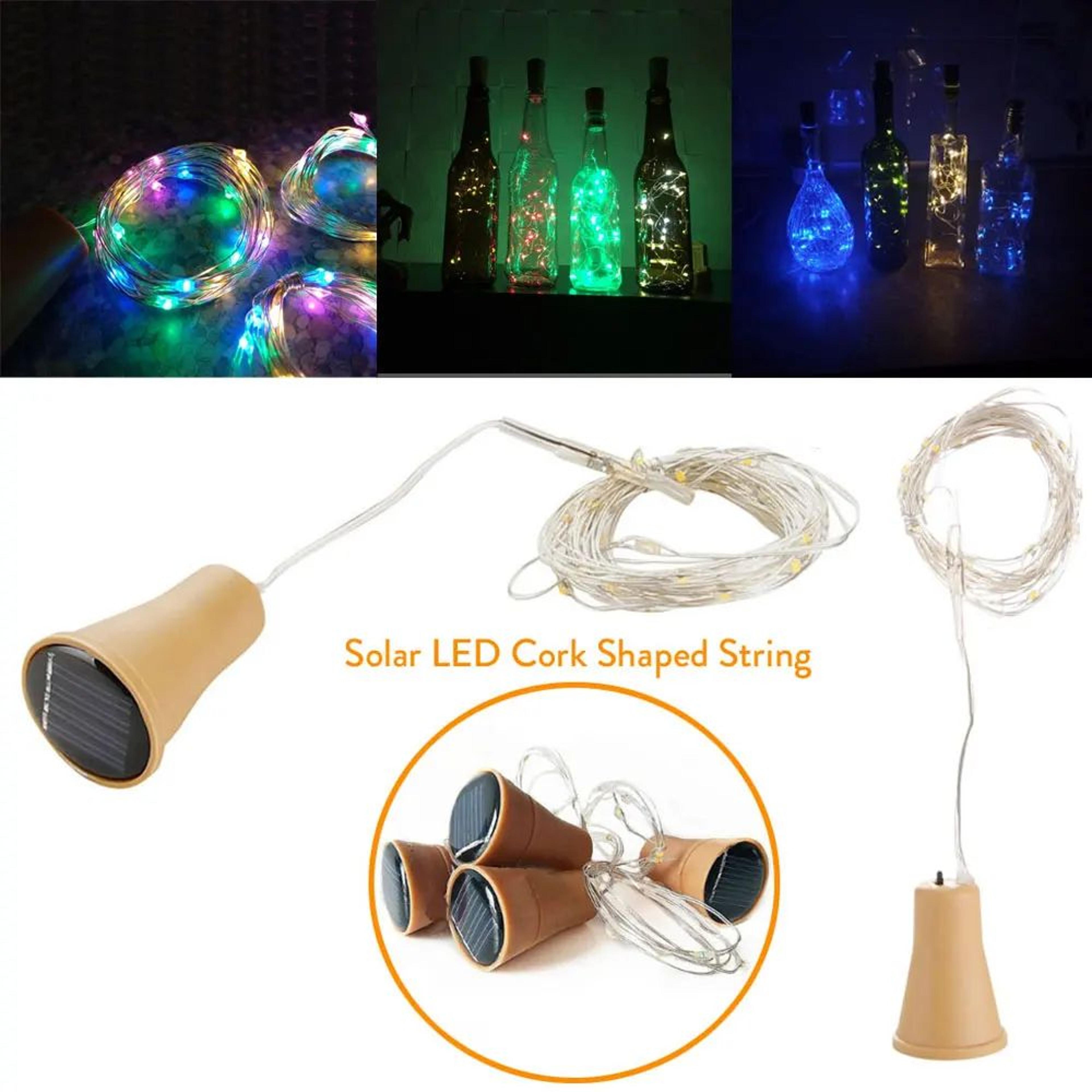 Solar Wine Bottle Cork Fairy Lights 2
