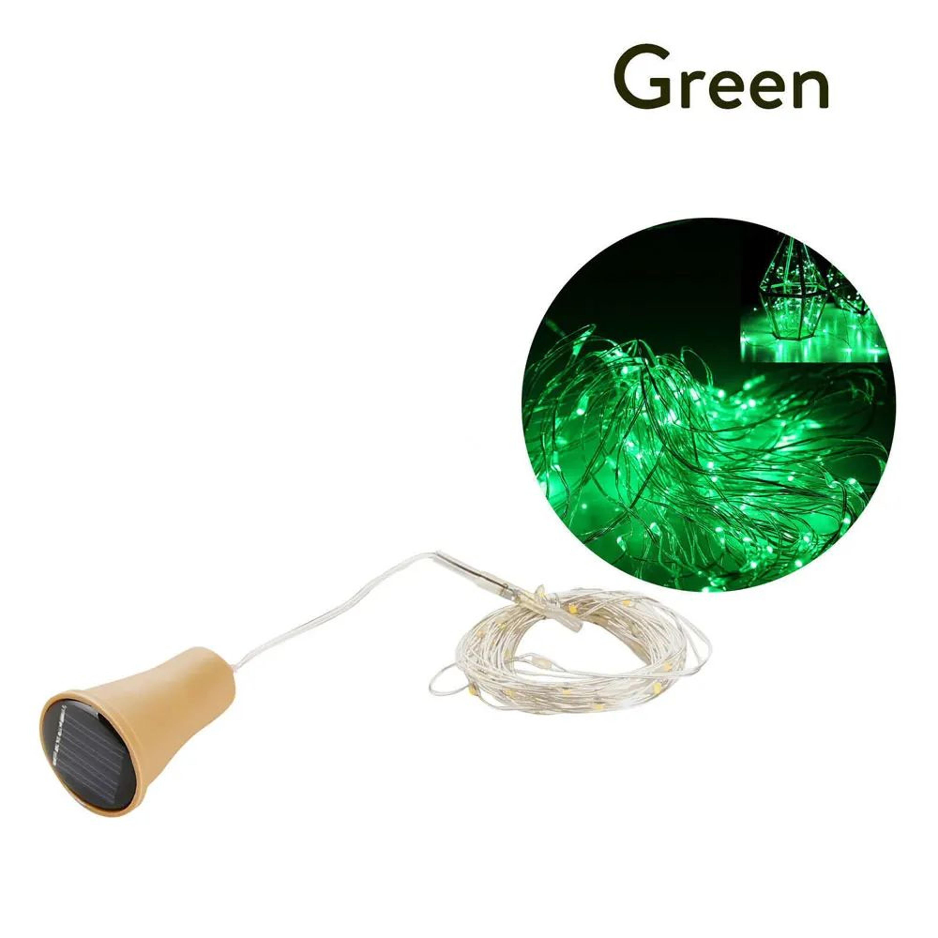 Solar Wine Bottle Cork Fairy Lights 9