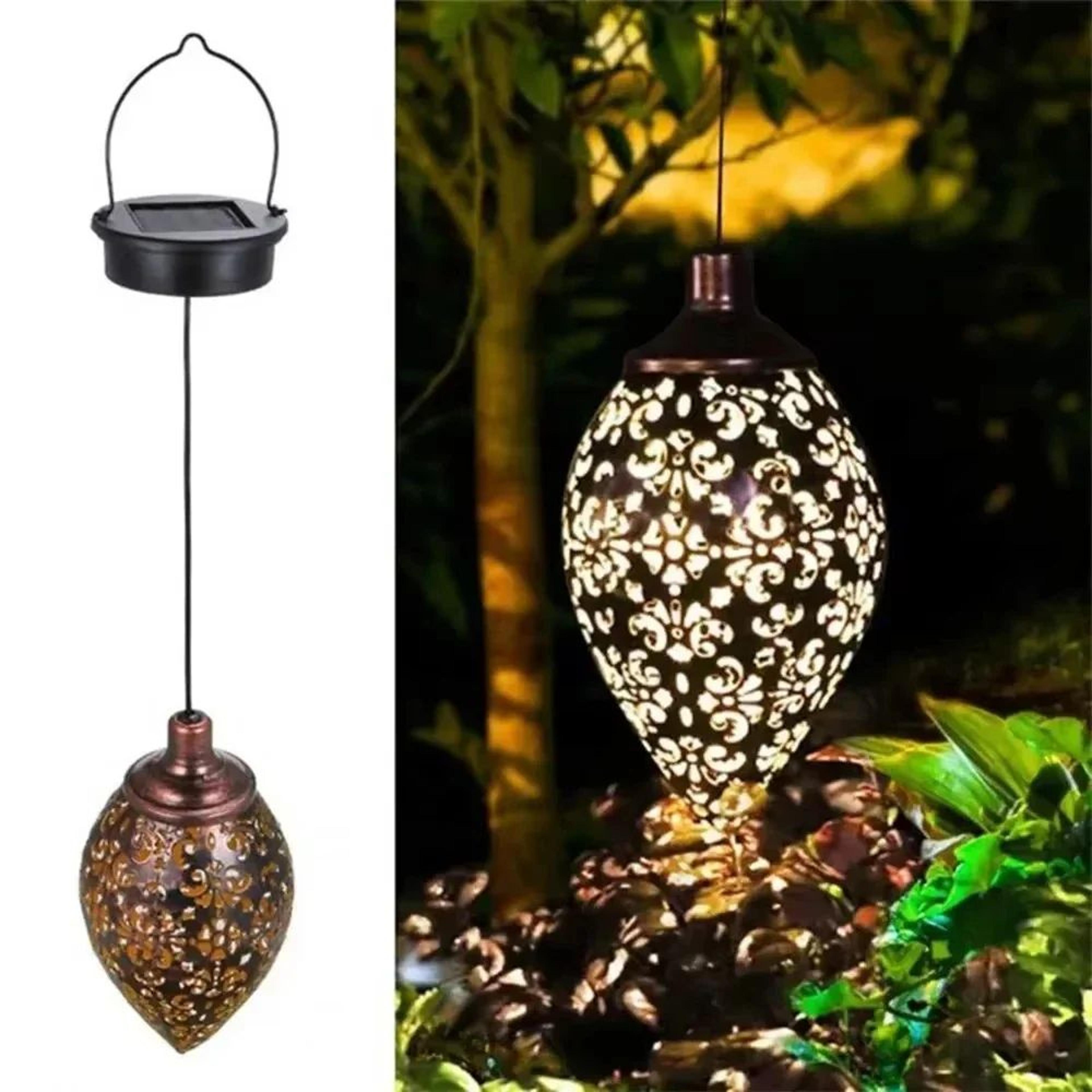 Water Drop Solar Projection Garden Light 0