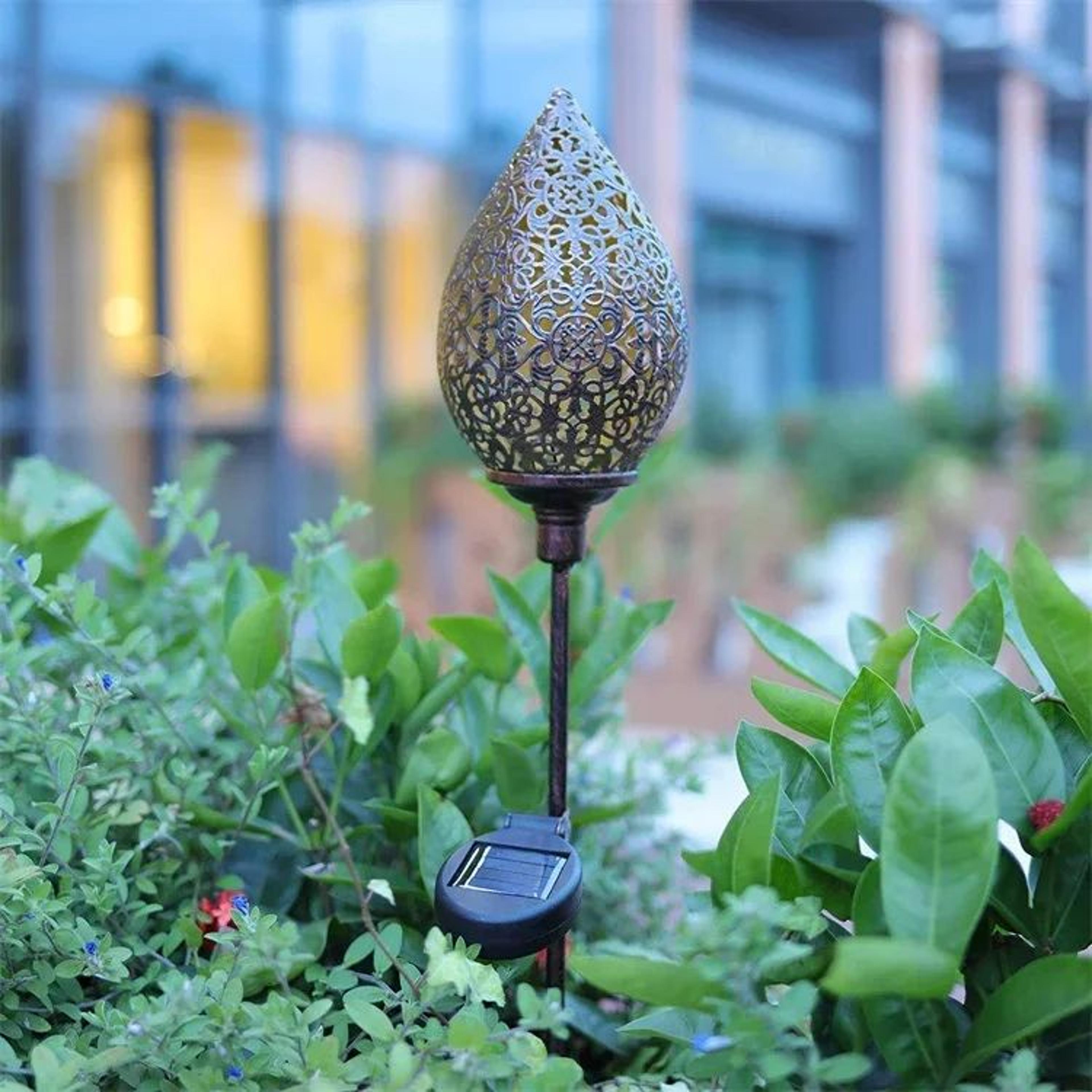 Water Drop Solar Projection Garden Light 5