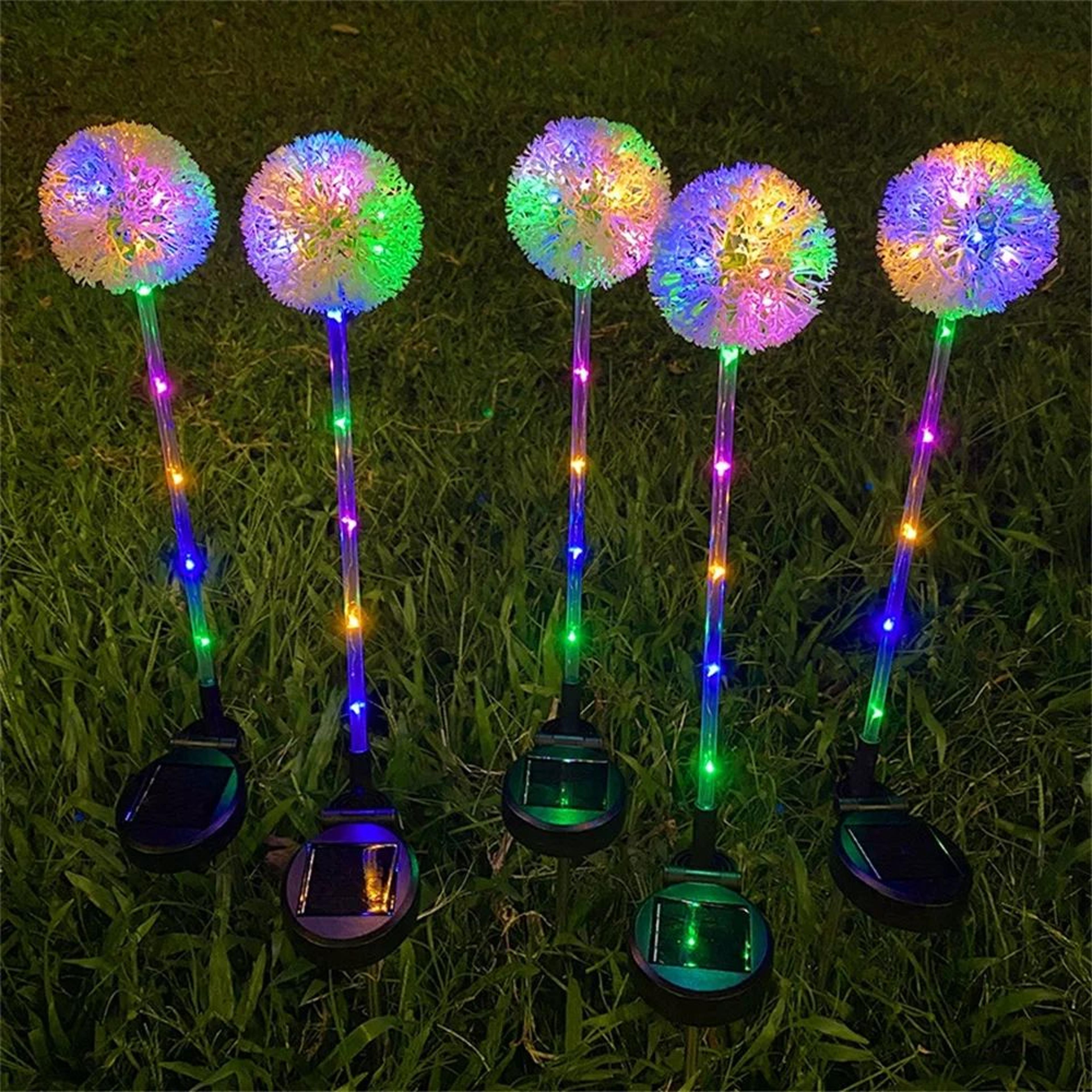 Solar LED Dandelion Garden Stake Light 2