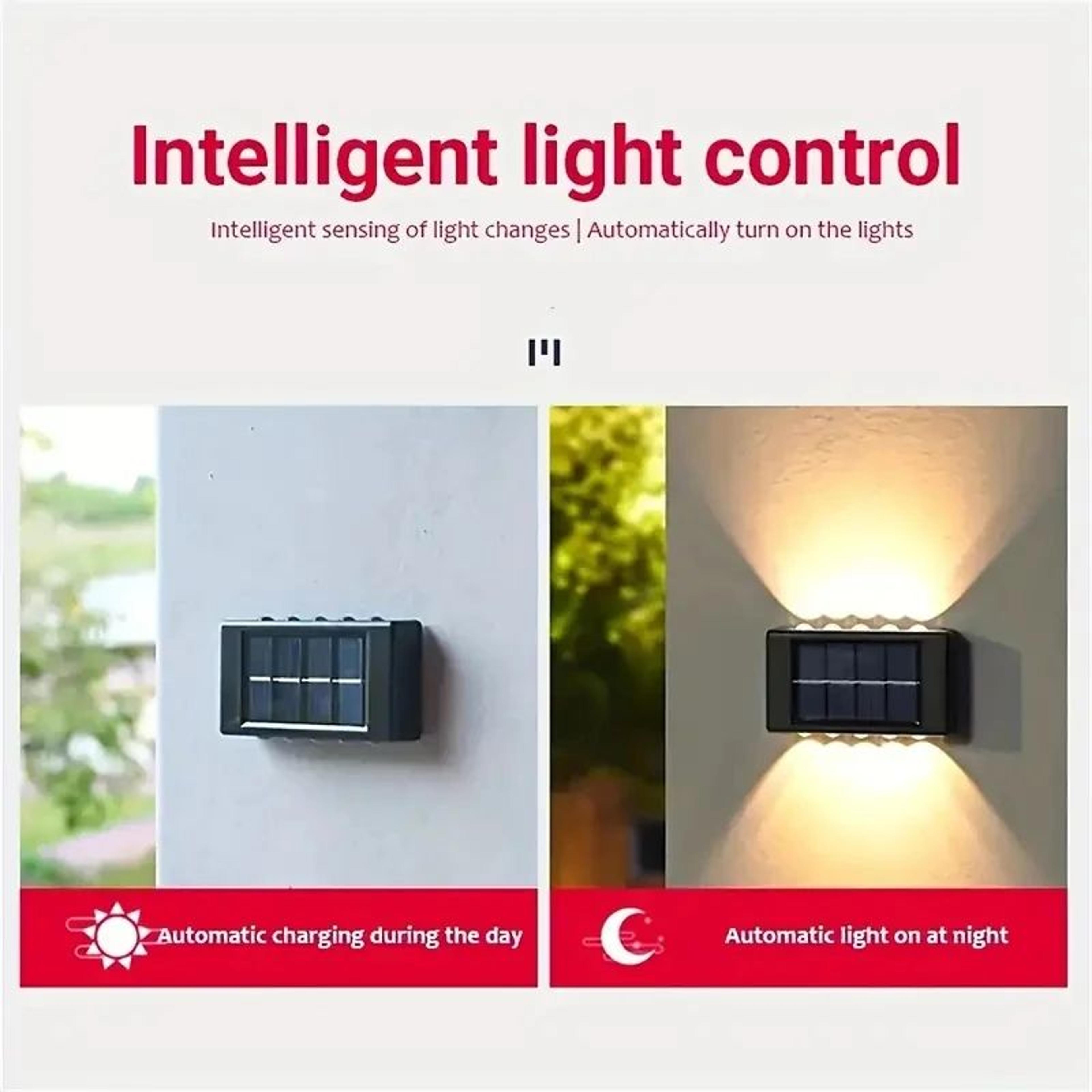 SolarGlow Up And Down LED Wall Lights 2