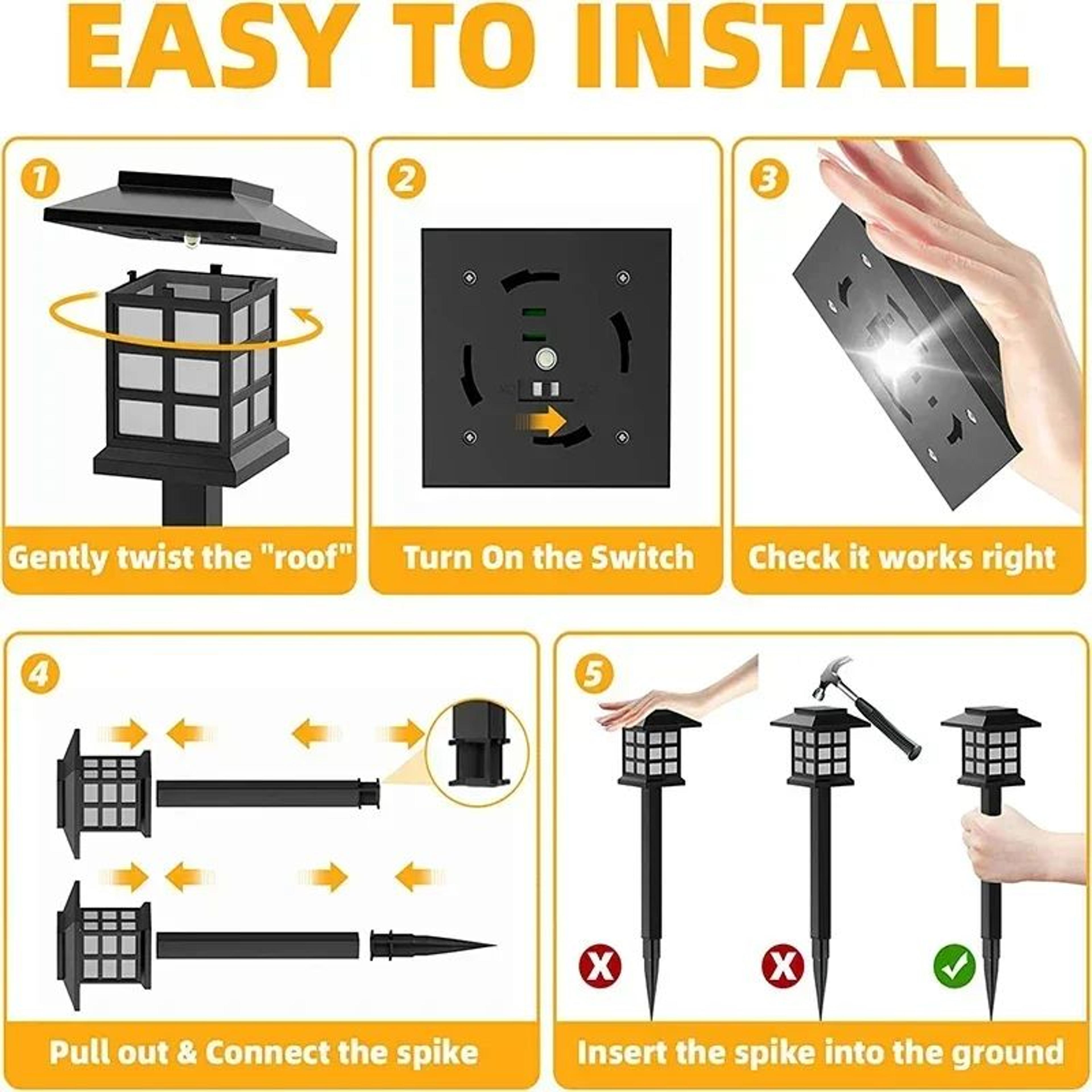 SolarGlow LED Outdoor Pathway Lights 5