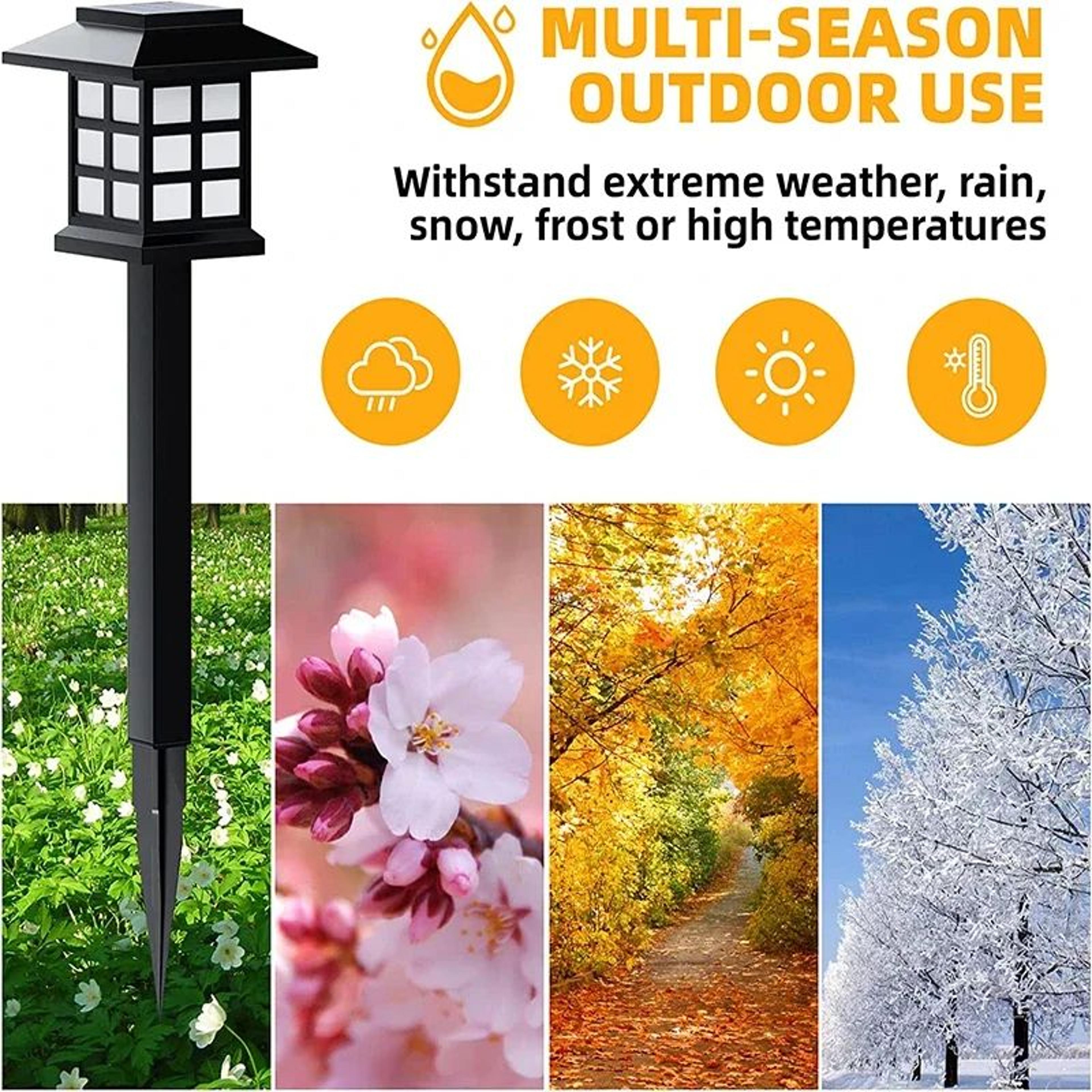 SolarGlow LED Outdoor Pathway Lights 6