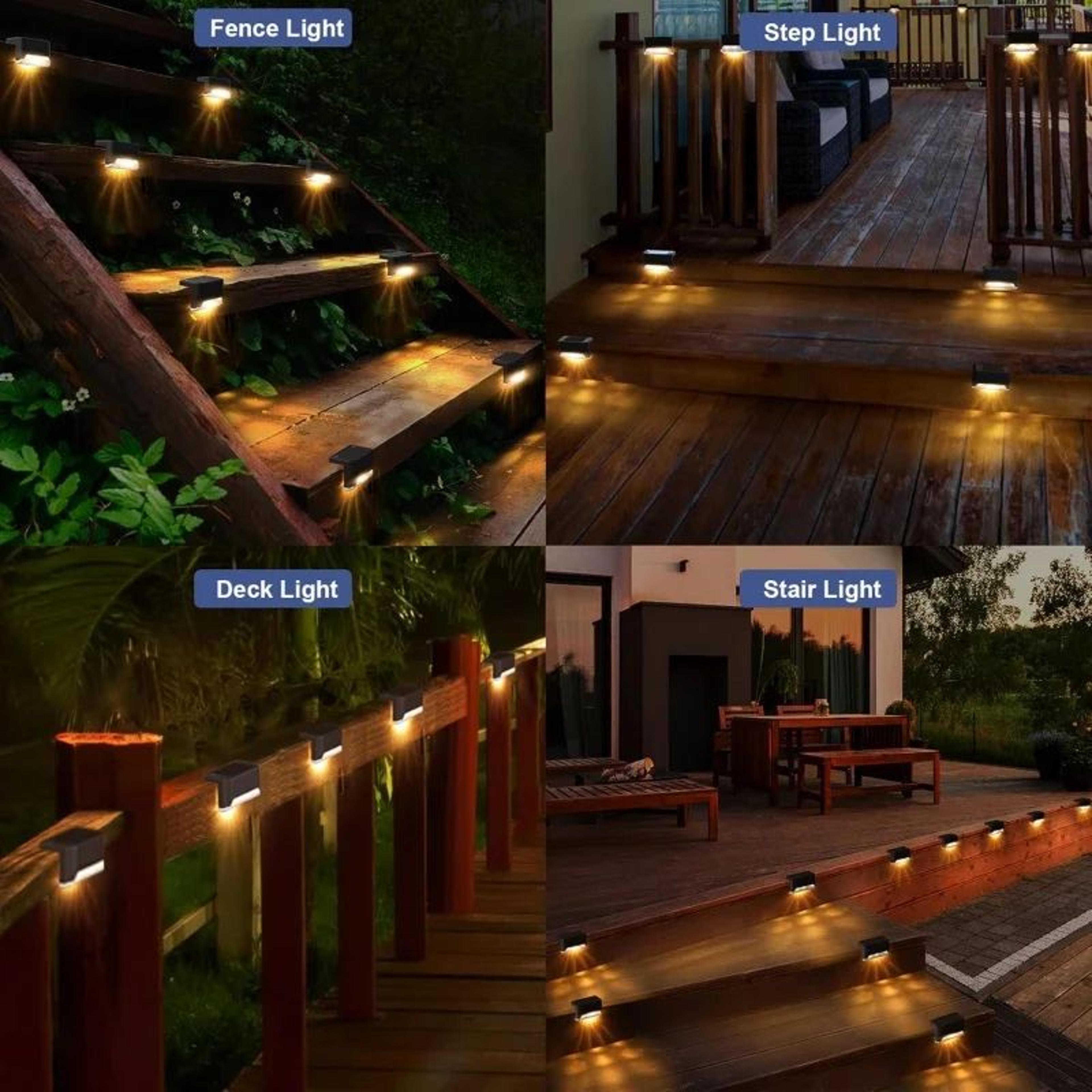 Waterproof Solar LED Deck And Garden Lights 3