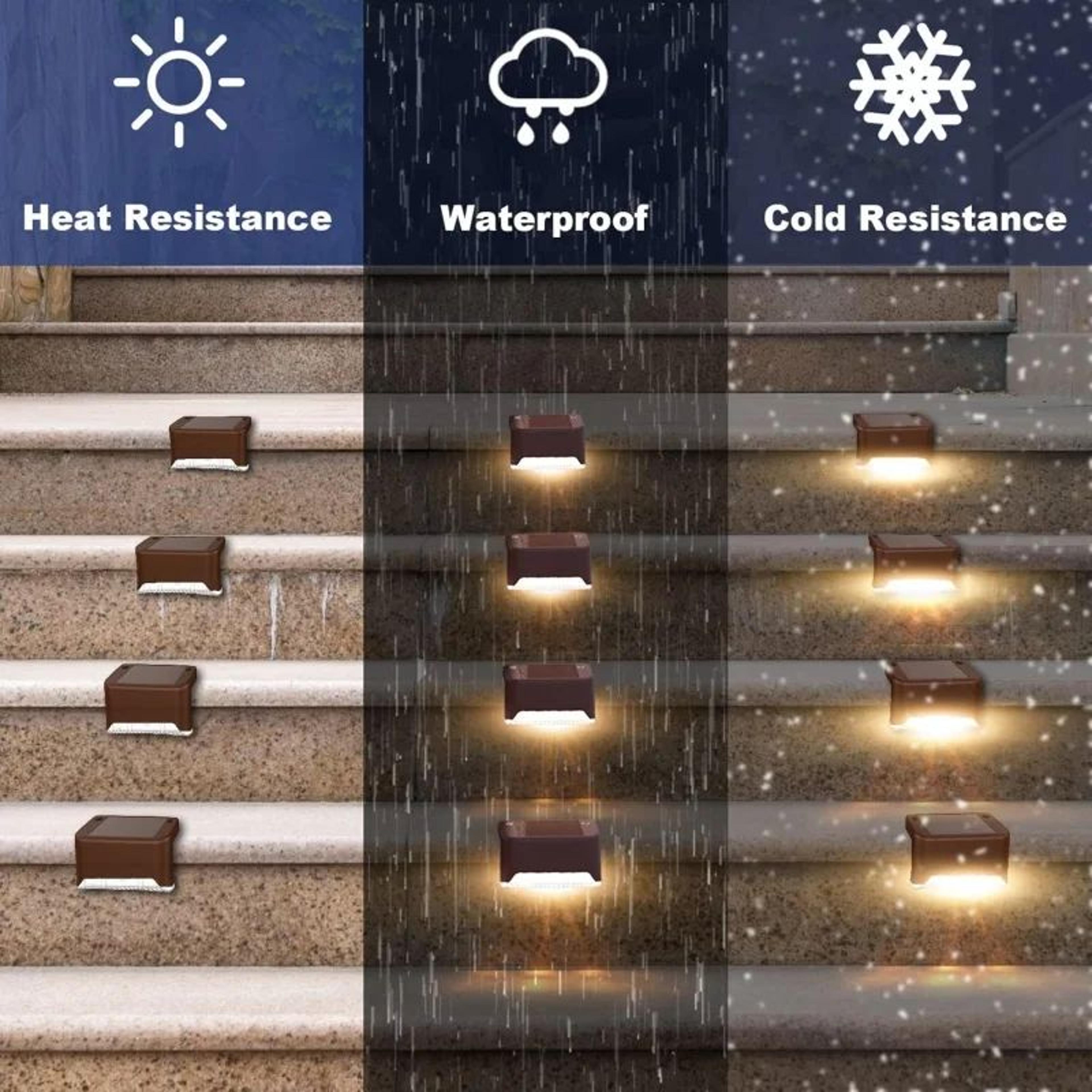 Waterproof Solar LED Deck And Garden Lights 4