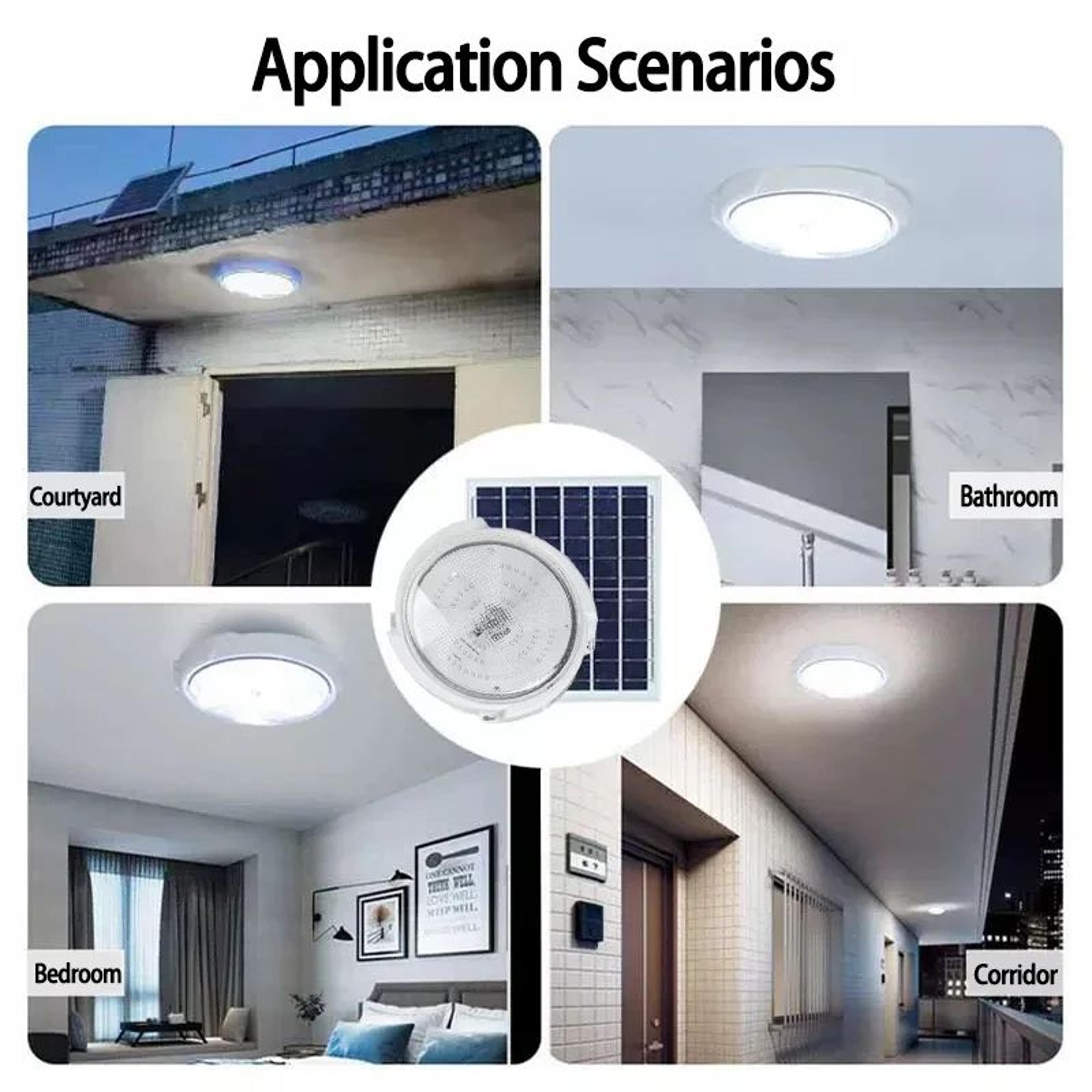 Solar LED Pendant Ceiling Light 4