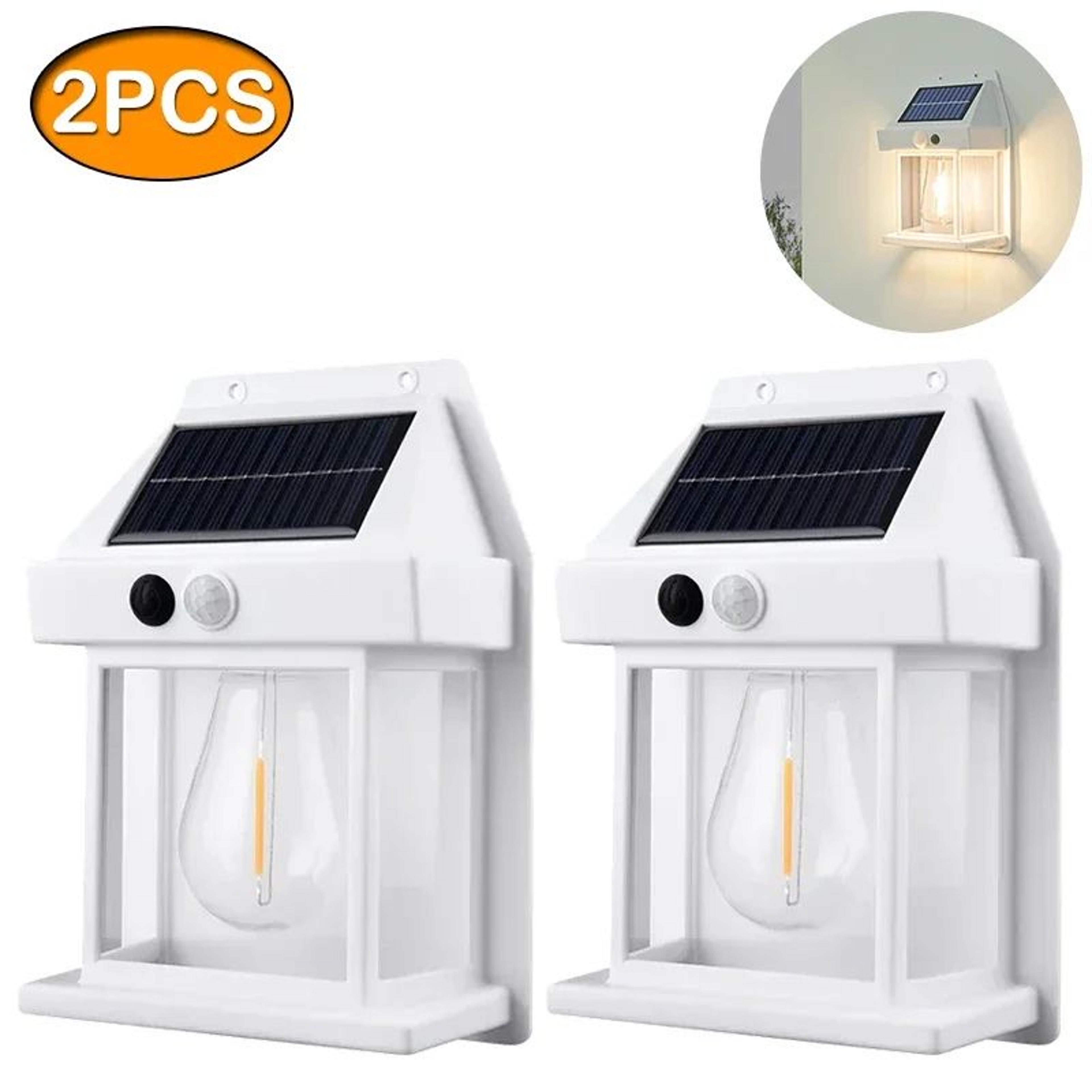 Solar Tungsten Motion Sensor Wall Lantern 11