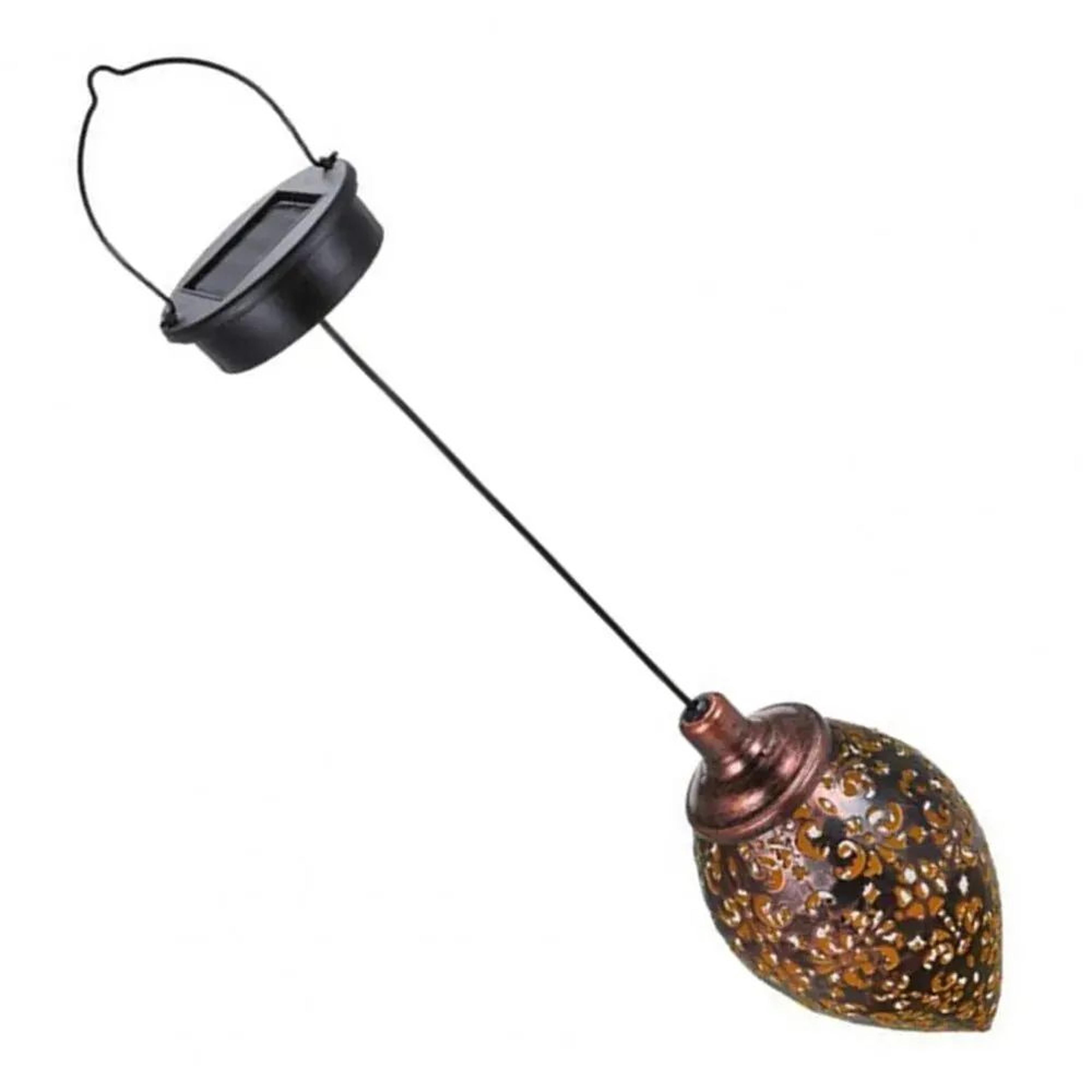 Water Drop Waterproof Hollowedout Solar Projection Garden Light 5