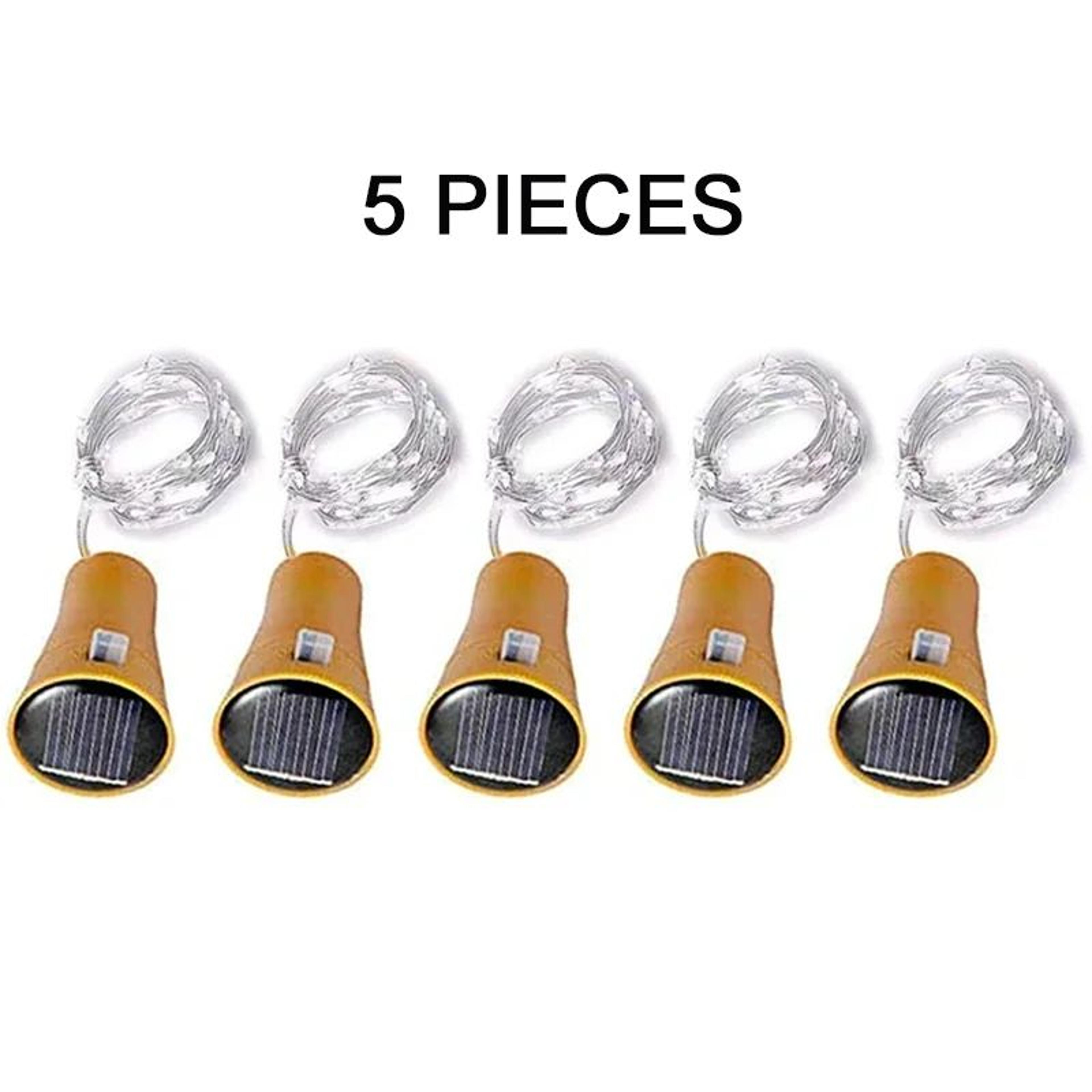 Solar Wine Bottle Cork Fairy String Lights 9