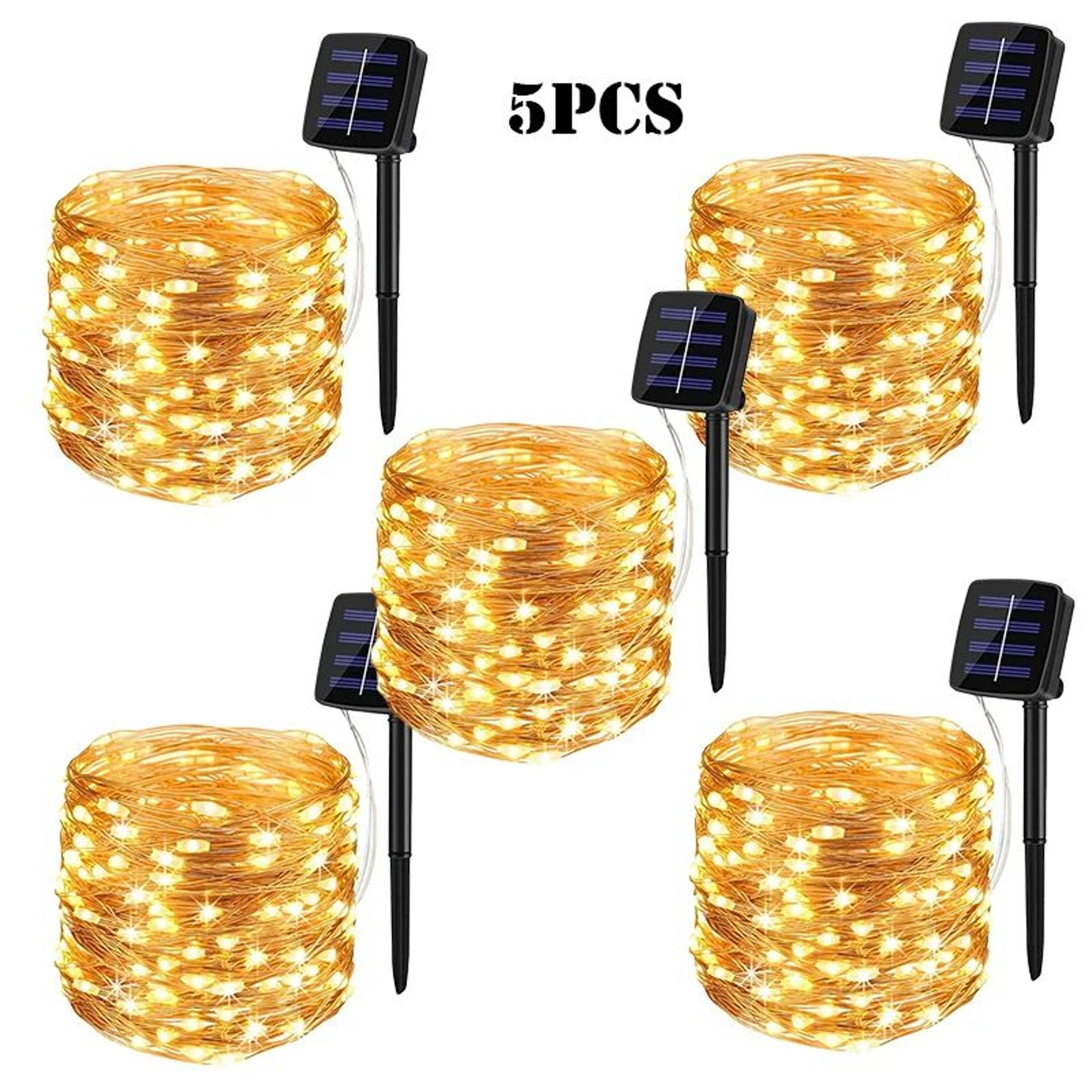 Solar Powered Waterproof Fairy String Lights 15